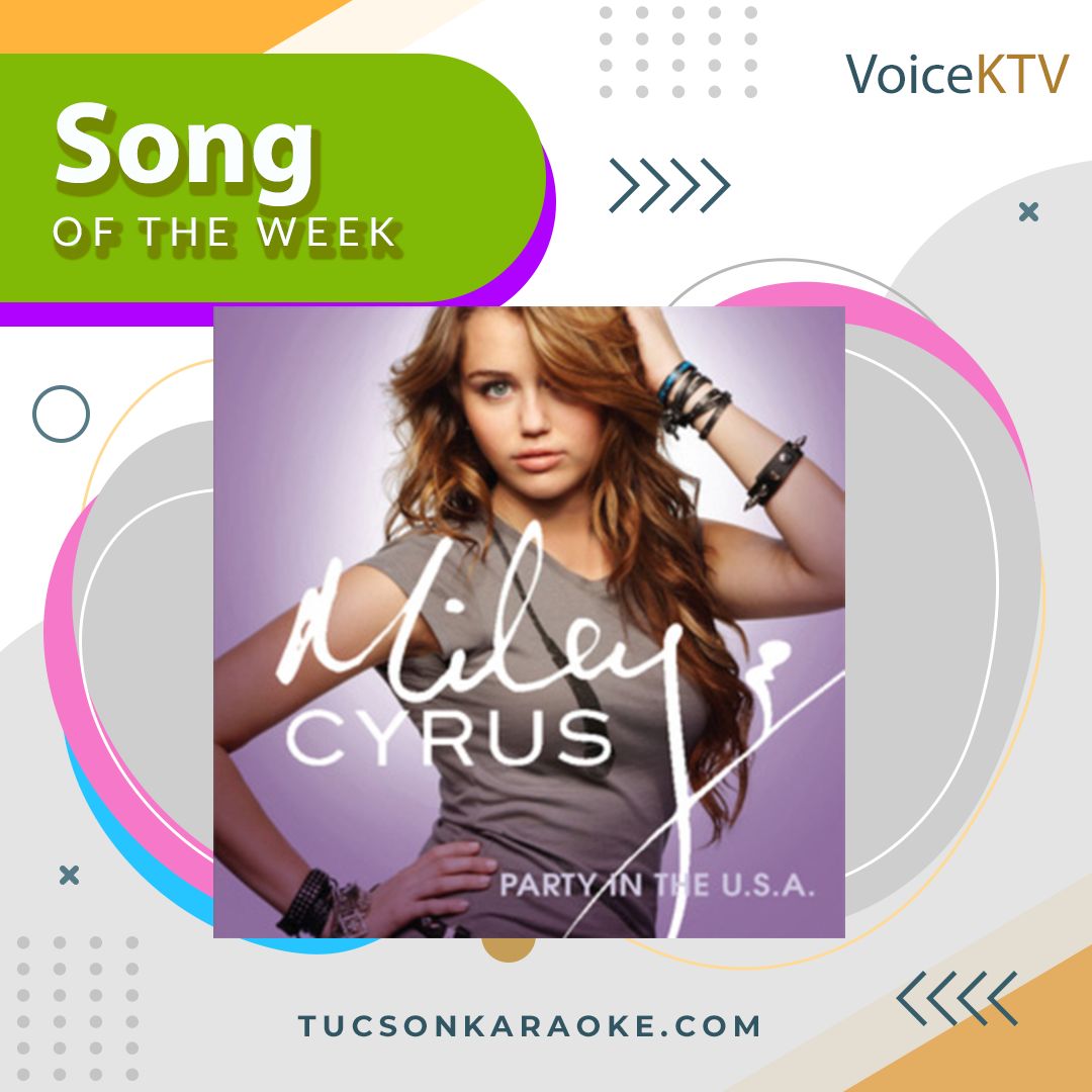 This week’s staff pick: "Party of the U.S.A." by Myley Cyrus! Challenge yourself to sing it next time you’re here! 🎤 #KTVFavorite