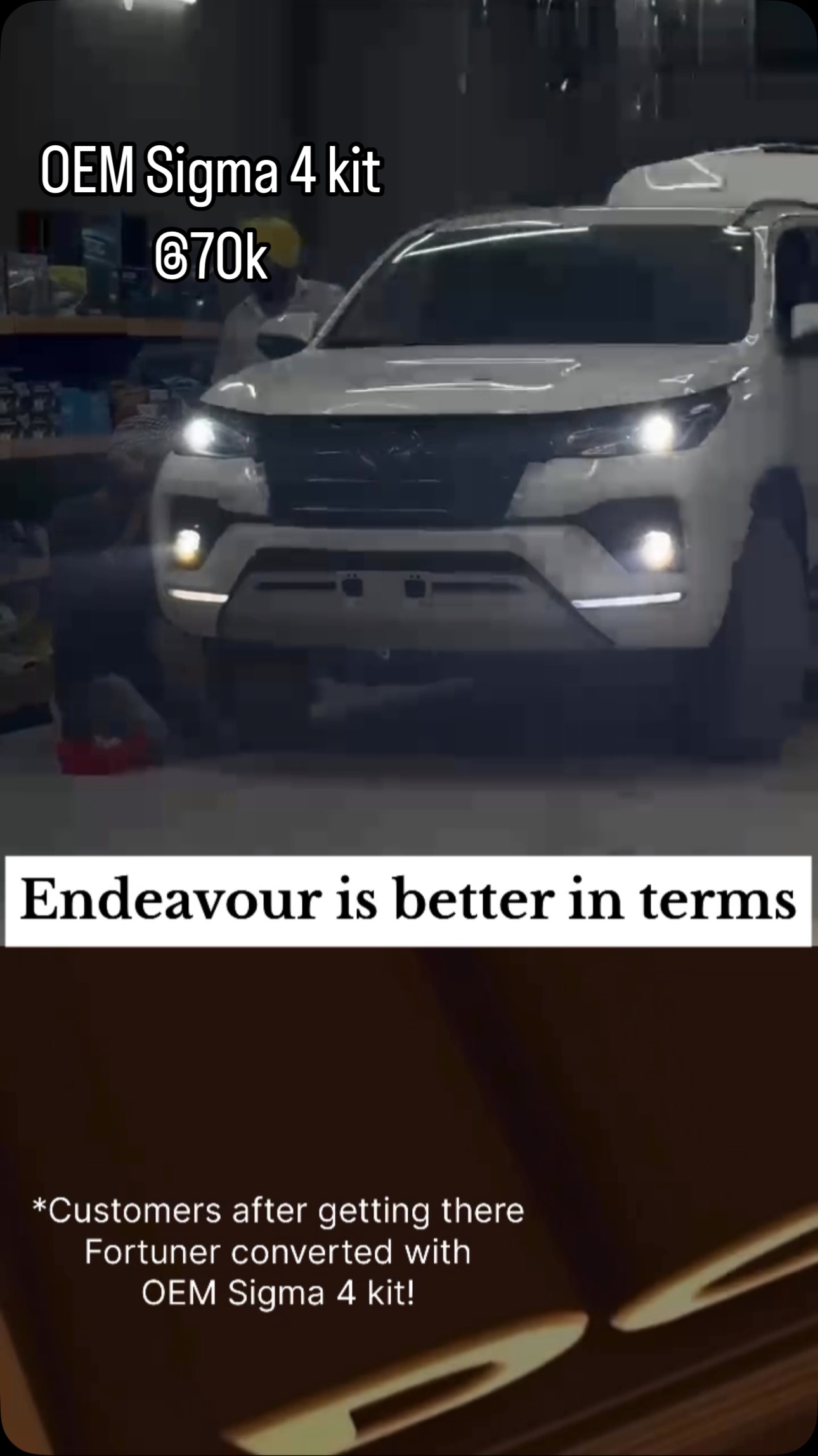 💳 Pay in EMIs & Upgrade Your Fortuner with a 100% OEM Sigma 4 Conversion Kit! 🚙🔥
Transform your Fortuner with the authentic Sigma 4 kit for a premium, aggressive look. ✅ 100% Original | Perfect Fit | Premium Quality
✅ Easy EMI & Buy Now, Pay Later Options
✅ Multiple Payment Methods – Credit/Debit Card, UPI & More!
✅ Nationwide Shipping | Limited Stock Available
🚀 DM us now to get yours! 📩
#buynowpaylater #emipayments #toyotafortüner #sigma4 #fortunermods #fortunerconversion #oemparts #carupgrades #suvmods #modifiedcars #caraccessories #secondhandpartswala #carcustomization