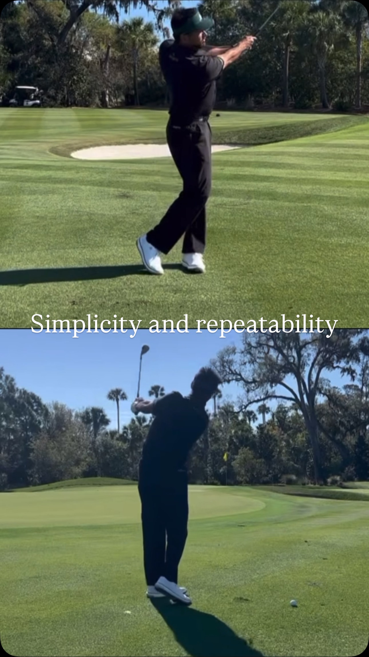 Jason Day’s pitching action with stable head and minimal wrist hinge is a thing of beauty and is worth exploring if you struggle to manage arc depth in your short game.#golfcoaching #golflessonssurrey