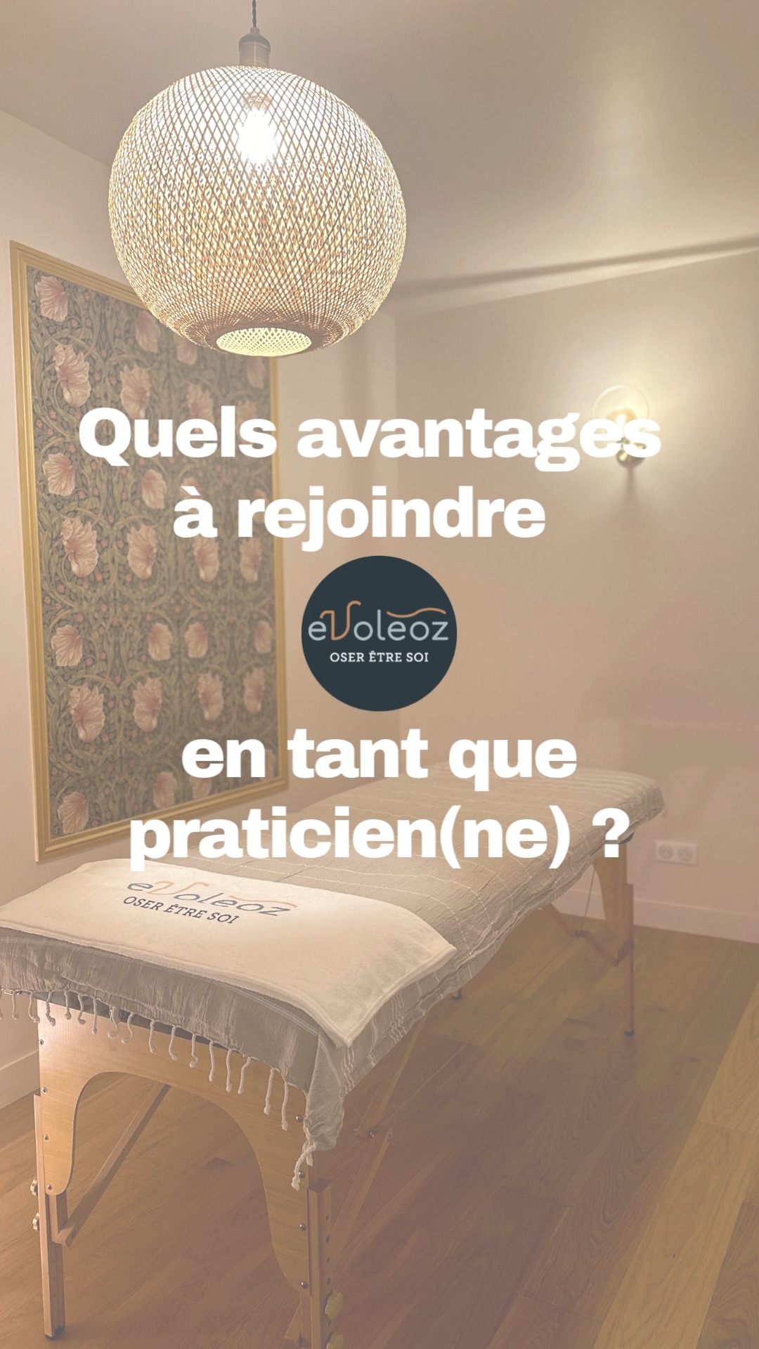 ✨ Praticien.nes du bien-être, et si vous rejoigniez #évoléoz ? ✨
Découvrez dans cette vidéo les nombreux avantages de pratiquer chez #Évoleoz avec @pascaleantignac, praticienne en sophro-analyse des mémoires prénatales, accompagnement en infertilité, constellations familiales et La Ho Chi. 🌿💆♀️
🚀 Un espace chaleureux, une communauté bienveillante et une flexibilité totale pour exercer votre activité en toute sérénité !
🔎 À la recherche d’un cabinet à louer en temps partagé?
📍 Boulogne-Billancourt, Colombes ou La Gacilly
📩 Contactez-nous dès maintenant !
📞 06 80 25 09 59
📧 contact@evoleoz.fr
#SophroAnalyse #BienÊtre #PraticiensBienÊtre #ConstellationsFamiliales #évoléoz #CabinetBienEtre #LocationCabinet #BoulogneBillancourt #Colombes #LaGacilly