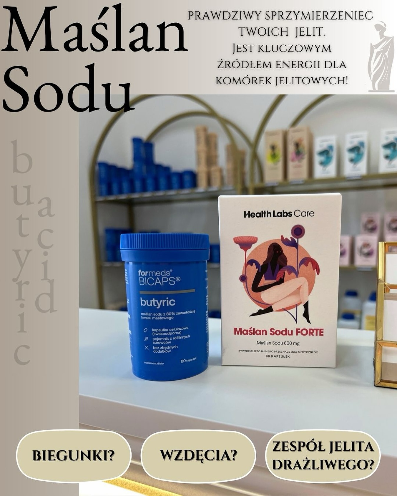 Czy Ty też zmagasz się z wzdęciami, bólami brzucha lub problemami jelitowymi?
Maślan sodu to substancja, która może przynieść ulgę Twoim jelitom! 💚
✅ Wspiera regenerację błony śluzowej jelit
✅ Redukuje stan zapalny
✅ Poprawia trawienie i wchłanianie składników odżywczych
✅ Może pomóc przy IBS, SIBO, nietolerancjach pokarmowych
👉 Dla kogo?
💭Dla osób z problemami jelitowymi (IBS, SIBO, wrzodziejące zapalenie jelita)
💭Po antybiotykoterapii
💭Przy przewlekłych biegunkach lub zaparciach
Jeśli czujesz, że masz problemy jelitowe, dokuczają Ci bóle brzucha, biegunki, czujesz się ciągle wzdęty..
Napisz do mnie! 💌 Dobiorę suplementację do Twoich potrzeb. Produkty zakupisz bezpośrednio u nas @statuazdrowia.lubin 🍀
Wykonujemy także testy wodorowe w kierunku SIBO oraz badania mikroflory jelitowej. Dobieramy probiotyki celowane do wyników!
#kwasmasłowy #sibo #imo #sibolubin #wrzodziejącezapaleniejelitagrubego #biegunki #wzdęcia #dietetyklubin #dietetykklinicznylubin #statuazdrowia #statuazdrowialubin #lubin #centrumdietetykilubin