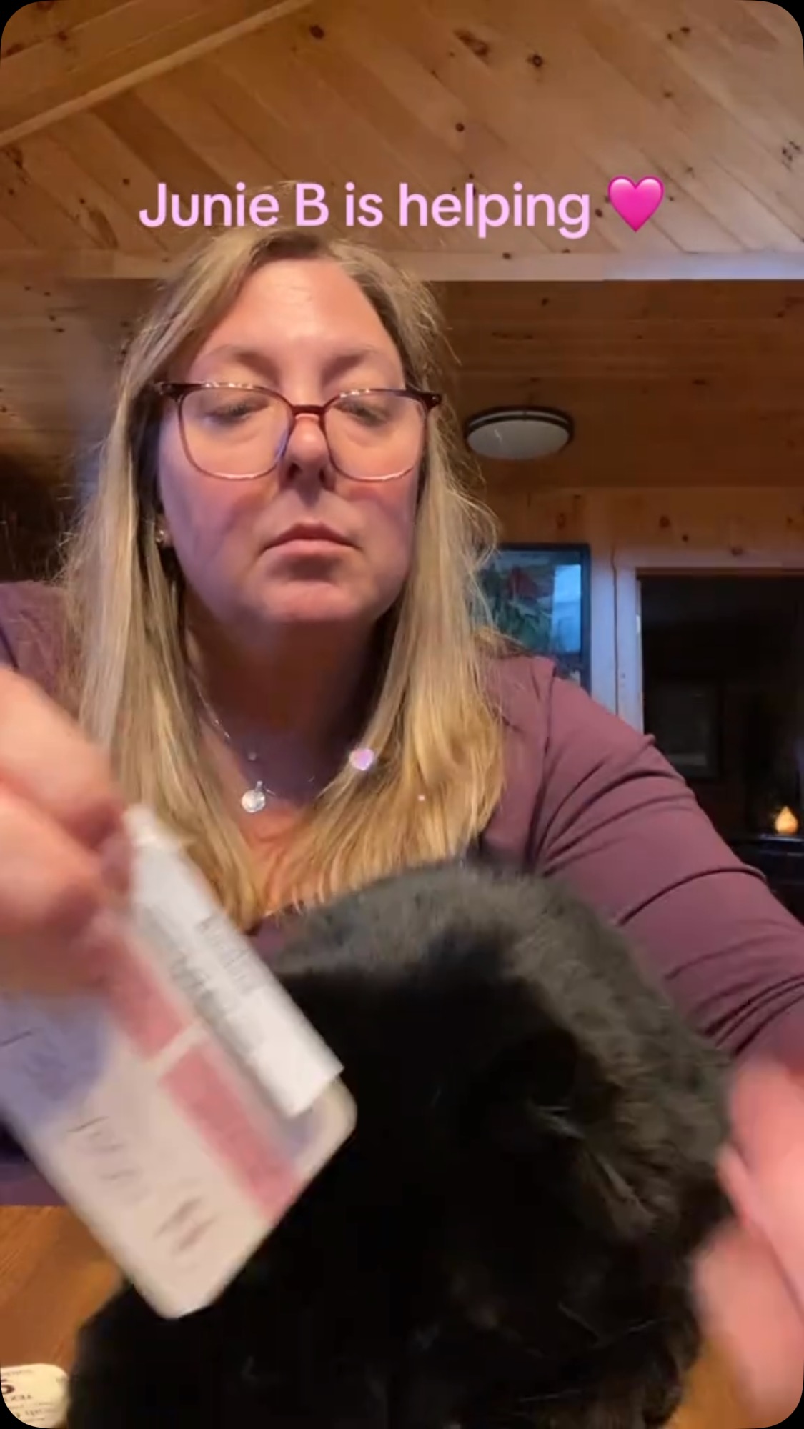 Adding 988 cards to NorahBeads with the help of June 🩷#mentalhealthmatters #youareloved #988 #norahbeads #crystalbeadbracelets