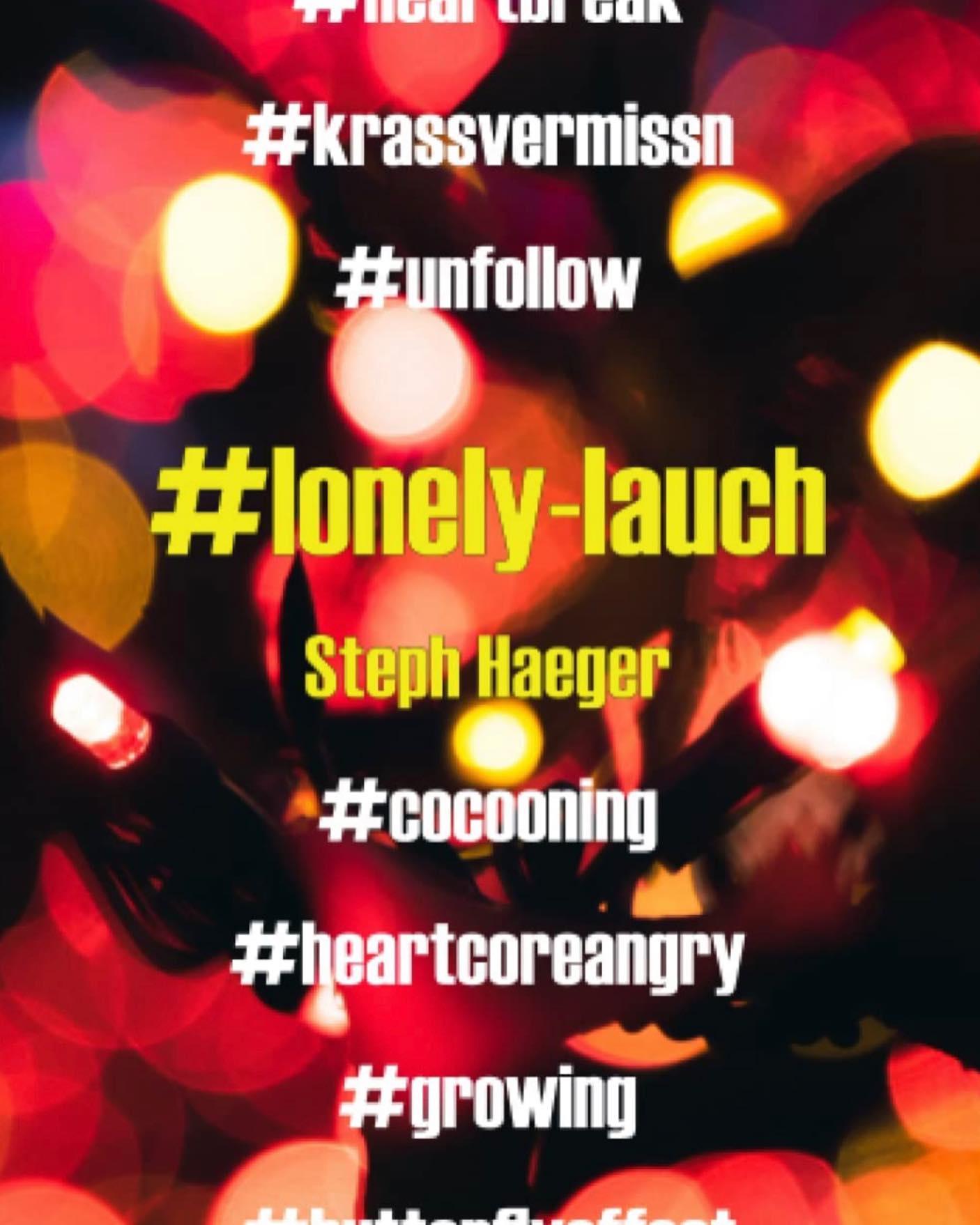 Die einsamsten Menschen sind laut Studie junge Männer - hier ist mein Buch für euch! Herz heilen und raus in die Welt - Bestellung gerne als PN an mich 🙏🙏🙏https://stephaniehaeger.com/products/lonely-lauch