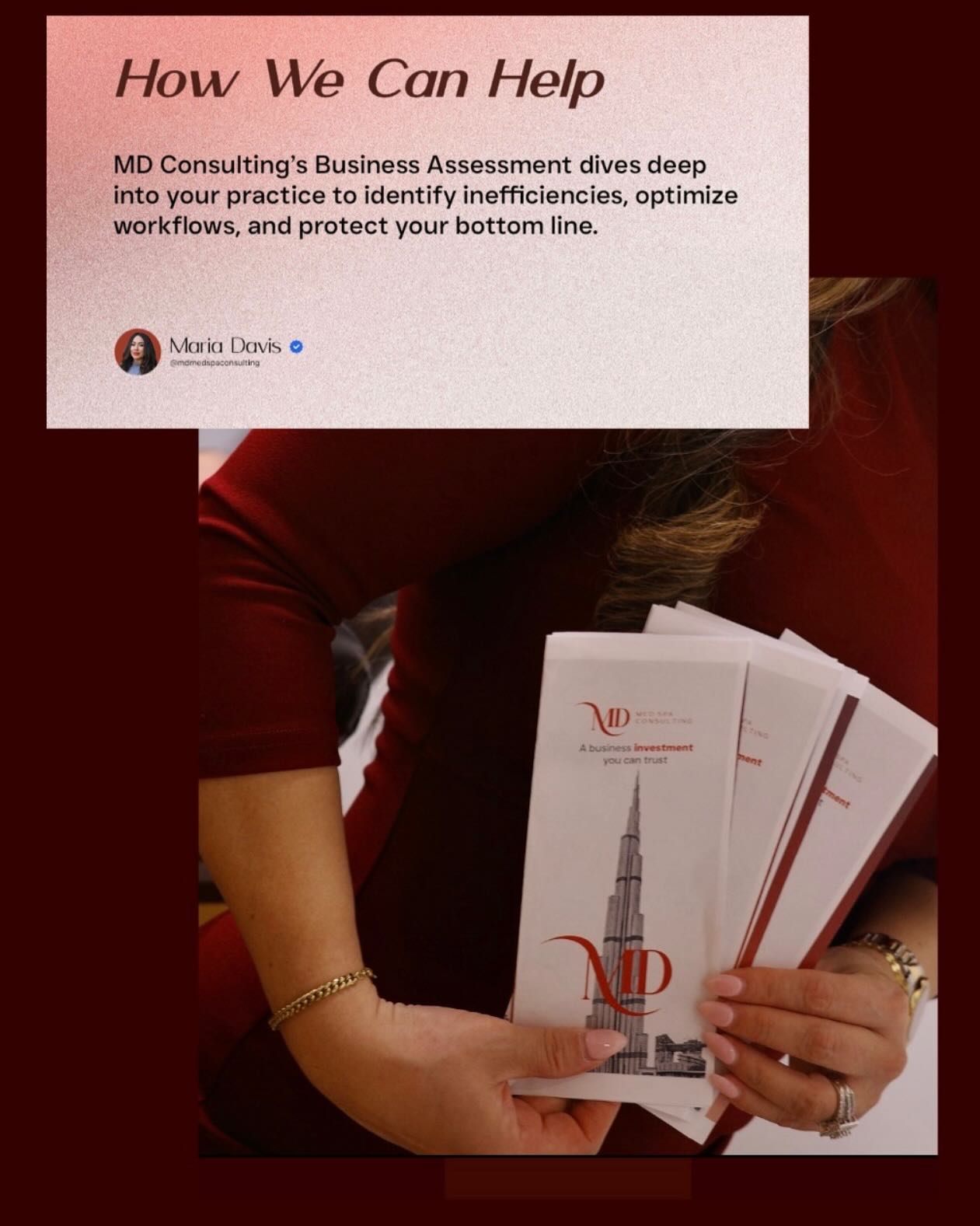 At MD Med Spa Consulting, we specialize in helping plastic surgery and med spa practices achieve peak performance! 💼
We’re here to ensure your business thrives in a competitive market with tailor-made strategies that deliver results. 🚀
Take the guesswork out of growth and partner with us to bring your vision to life. ✨
#mdmedspaconsulting #medspasuccess #plasticsurgerysupport #growyourpractice #elevateyourbusiness #medspalife #aestheticconsultingandtraining