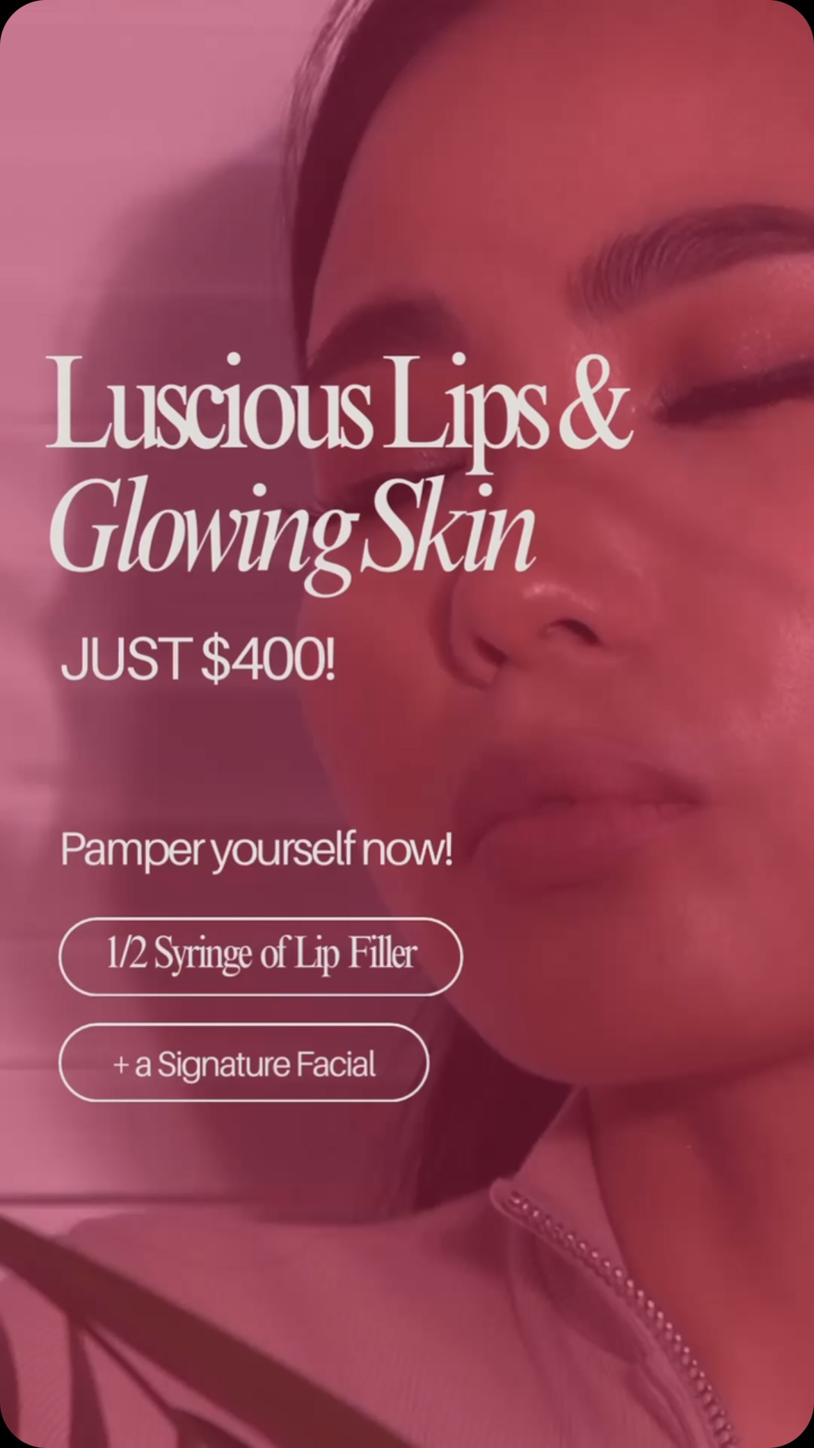 Luscious Lips Glowing Skin Package! 🙌🏼✨
Dermal filler from TOP injector 💉
Plus a signature facial! ✨
Want luscious, kissable, natural looking lips?
Right now we’re offering ½ syringe of dermal filler for just $400!
✨ Comfortable treatment
✨ Expertly trained injector
✨ Natural looking results!
Plus as a special bonus, you’ll also receive our signature facial to leave your skin GLOWING.
Book yours today👇
cityskinmds.com or text 7867525442 for availability 👄
✔️ Limited time only!!
We can’t wait to see you!
#skincaregoals #cityskinmds #glowingskin #cityskinmd #radiantskin #lipfillers #wearecityskin #supportsmallbusiness #facials #signaturefacial