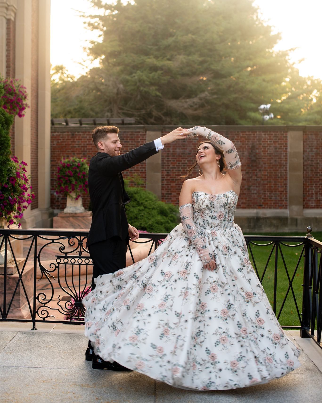 April flowers (Tessa’s dress) bring May showers (my tears when I saw Tessa’s dress)
Or did I say that backwards?