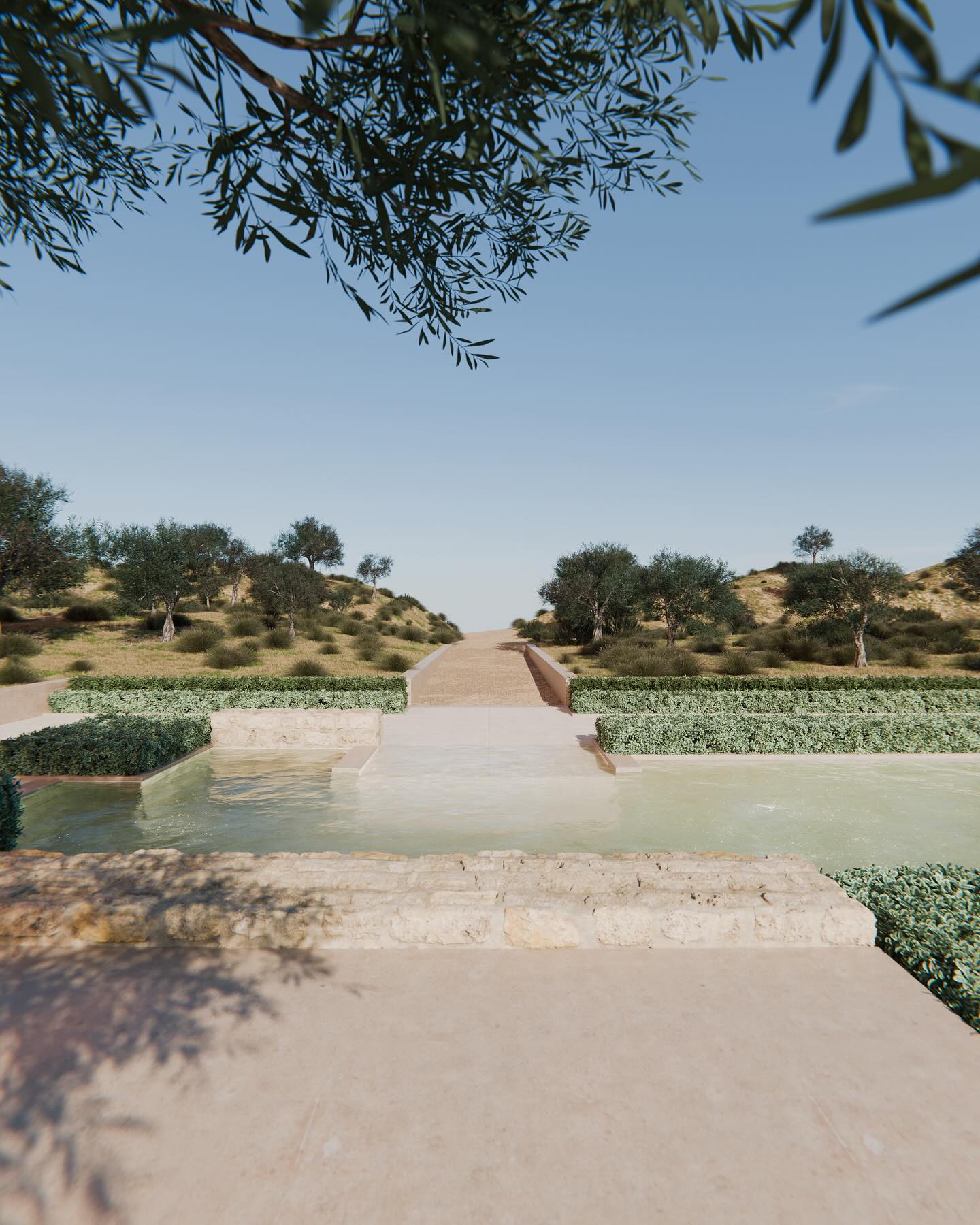 Architecture paysagère minimaliste s’intégrant harmonieusement dans un cadre naturel.
Dessin d’un bassin aux formes singulières, un travail de détail, de forme et de matières.
Une attention particulière à l’asymétrie et à la déstructuration porte le concept de cet ouvrage.
Le bassin, situé au cœur du projet, est entouré d’un axe de circulation principal offrant diverses typologies d’accès à l’eau.
Des murets en pierres et des topiaires créent des variations subtiles de volumes, de hauteurs et de textures.
Implanté sur une plateforme, un olivier majestueux trouve sa place et domine l’ouvrage.
#swimmingpool #landscapearchitecture #dryland