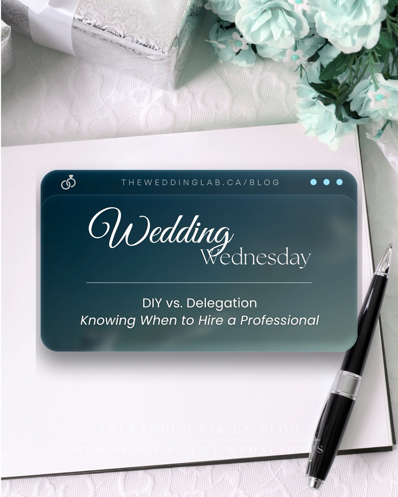 ✨ Wedding Wednesday ✨
When does DIY become too much? And how do you know when it’s time to bring in the pros?
This week on the blog, we’re unpacking the balance between creating personal touches and knowing when to delegate. Whether it’s florals, signage, or day-of coordination—some tasks are better left to professionals (like us 😉).
✨ Save time, reduce stress, and keep your energy for what matters most.
📖 Read the full post at theweddinglab.ca/blog
🕘 New blogs every Wednesday at 9am ET
theweddinglab.ca | theweddinglabcanada@gmail.com | or through our DMs
