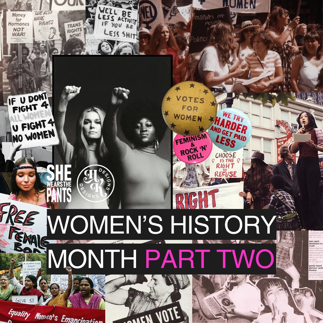 We are thrilled to be sharing Part 2 of our Women’s History timeline collaboration with @hannah_k_designs !! 💕✨
Follow along this weekend as we celebrate the accomplishments of trailblazers and move into the future with the goal to continue to uplift, protect, and achieve equality for all women. #womenshistorymonth
#internationalwomensday #womenshistory #feministhistory #herstory #girlblogger #historyblog #infographicdesign #infographics