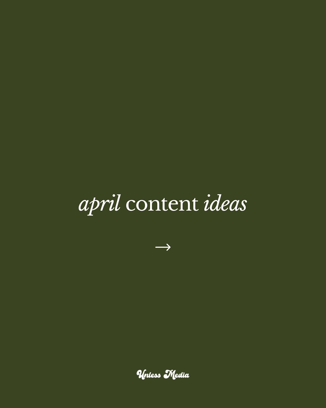 Spring is the perfect time to refresh your content đ
If youâre feeling stuck on what to post, feel like youâre always posting the same content, or just want some new inspiration, here are some ideas to help you build out your April content calendars and keep your brand at the top of your audienceâs mind this month!
This list is perfect for any business in any industry! If youâre curious how you can use one of these ideas for your brand, dm and Iâll give you some tips!
Which idea is your favorite? đŤśđźđ˛
#socialmediaagency #contentideas #socialmediamanager #socialmediamarketing #socialmediamanagement #digitalmarketing #socialmediatips #marketingstrategy #socialmediastrategist #socialmediastrategy #socialmediaforbusiness #contentcreator #marketingtips #smm #instagrammarketing #socialmediacoach #hudsonvalleyny #catskillsmountains