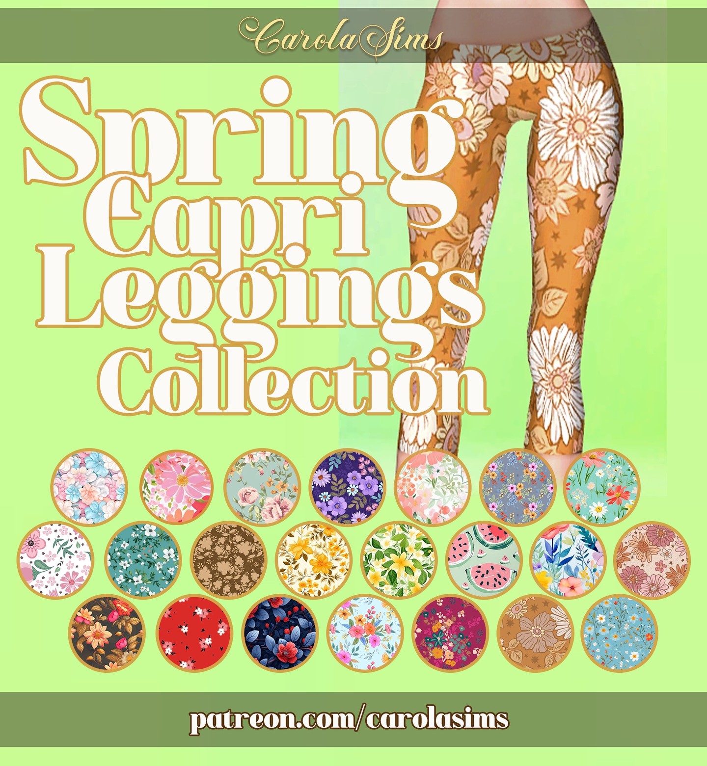 Spring Capri leggings collection
.
.
Available for download on Patreon
.
.
.
.
.
.
.
.
#sims4cc #earlyaccess #patreon #simstagram #patreoncreator #sims4clothings #leggings #ts4cc #ts4clothes #clothescc #caprileggings #ccclothing