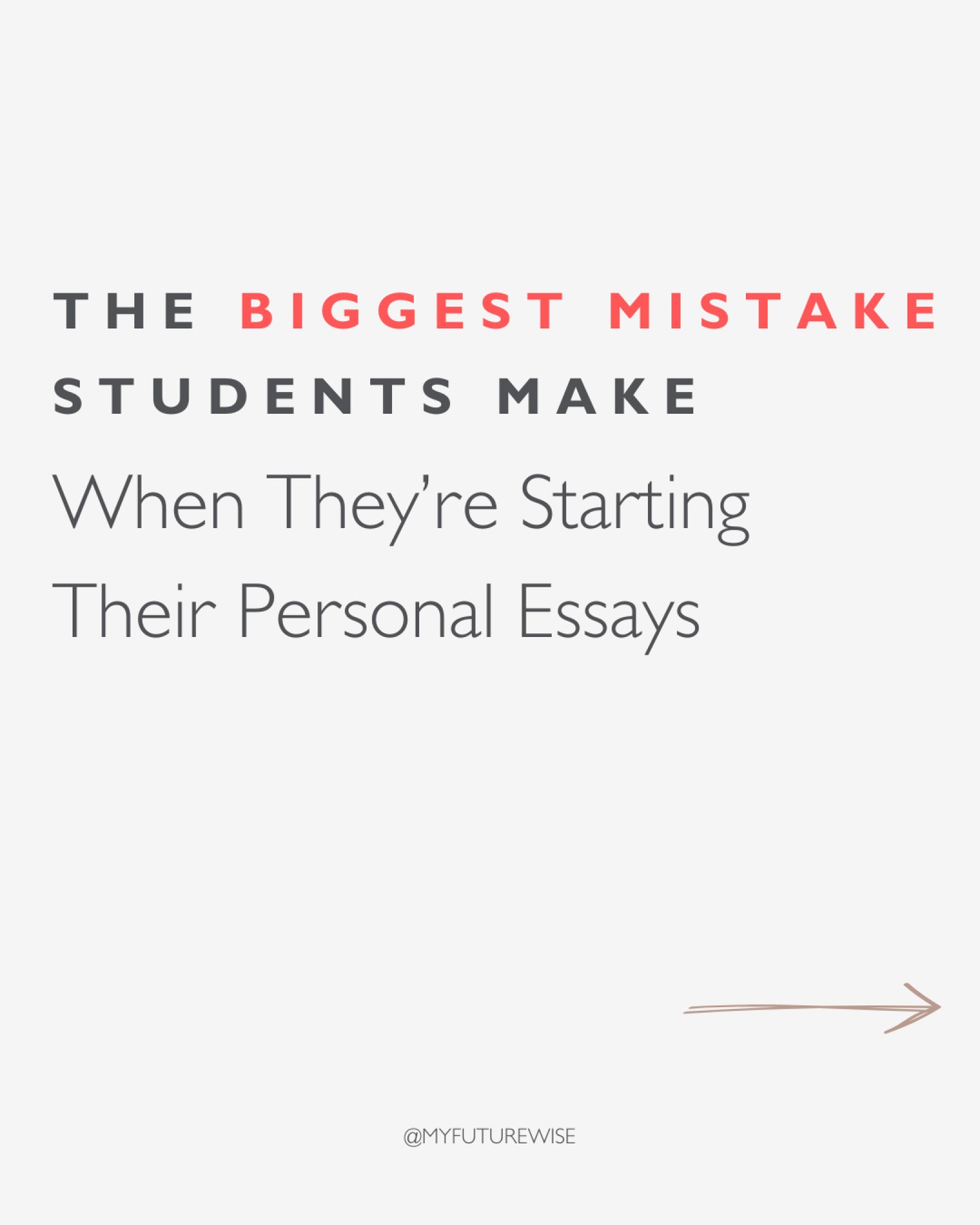Class of 2026: Personal statement brainstorming season is here! 📝
🤗 Just in time, The FutureWise Collective Class of 2026 opens its doors in just 5 DAYS!
I’ve meticulously designed this college counseling program with the expert advice and personalized support you need to crush every single aspect of your college admission process.
You get direct access to me every step of the way.
💵 And because The FutureWise Collective is fully customizable, it's college counseling that you can afford.
Comment '2026' to learn more, and stay tuned for details!