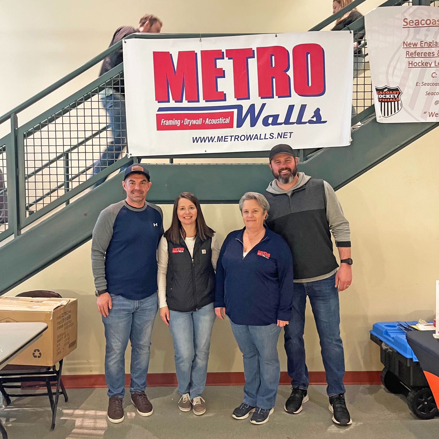 Another successful year at the Children’s Hospital at Dartmouth’s annual Battle of the Badges! 🏒⛸️
Members of our team gathered at the SNHU Arena in Manchester, New Hampshire earlier this month to cheer on Team Police as well as participate in the first ever Battle of the Badges Scavenger Hunt. Attendees got to visit our Metro Walls table and had the chance to shoot their best shot for a chance to win a hockey puck stress reliever or Team Fire and Team Police bracelets.
This wonderful charitable event brings the community together to raise funds for a crucial cause. The Battle of the Badges event raises money for life-changing health care for families. The proceeds go to programs such as Child Advocacy and Protection Program, Family Resource Centers, and so much more.
The event raised a record breaking $270,000 and counting! The hockey game was such a hit and had massive support from the local communities with over 4,500 spectators. Thank you to the Children’s Hospital at Dartmouth team for all that they do; we can't wait for next year! ✨