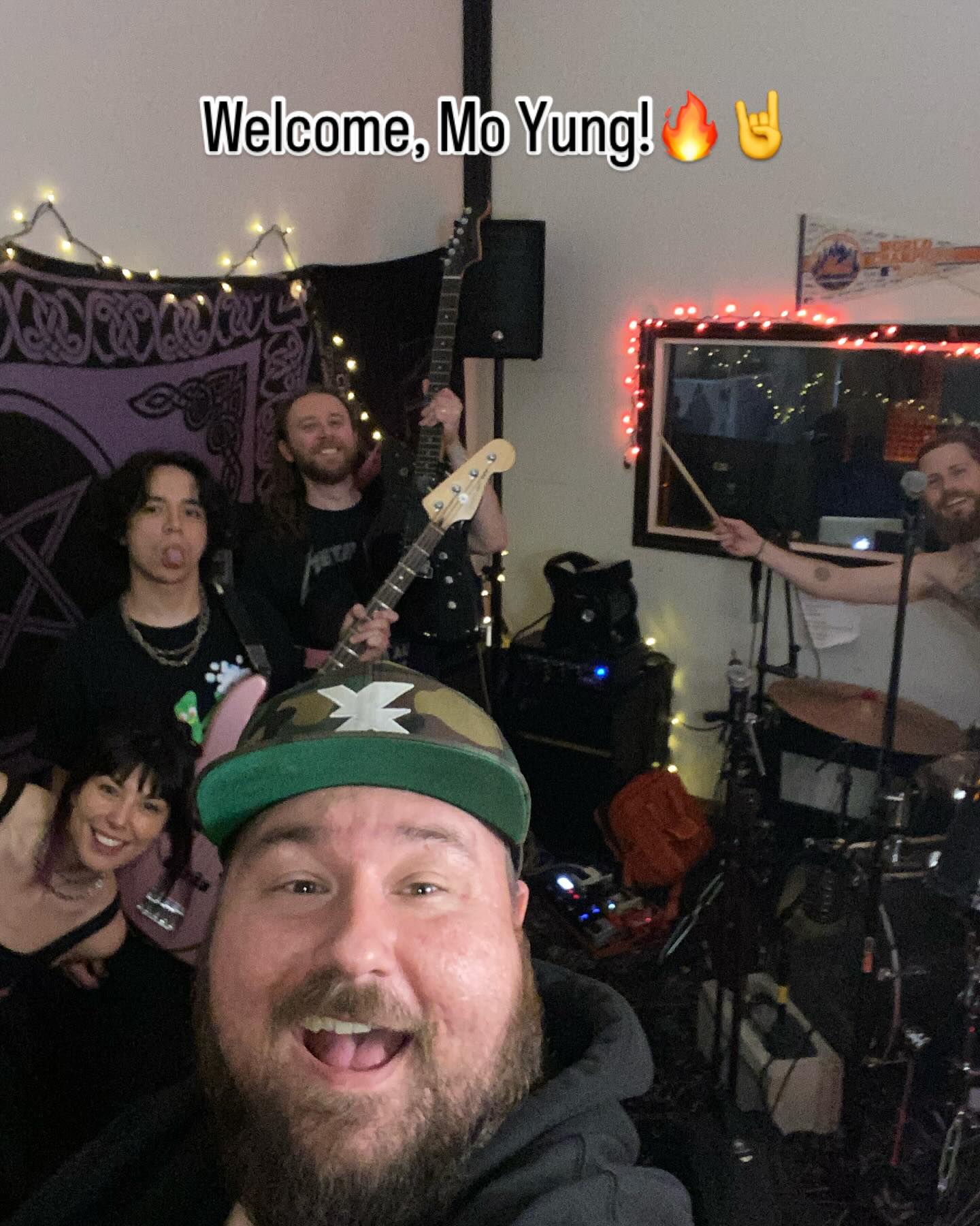 A warm welcome to @moyungband — my newest tenant for band rehearsals! 2025 going strong 💪 #moyung #ifandonlyifproductions #nyc #recordingstudio #rehearsalstudio #studiolife