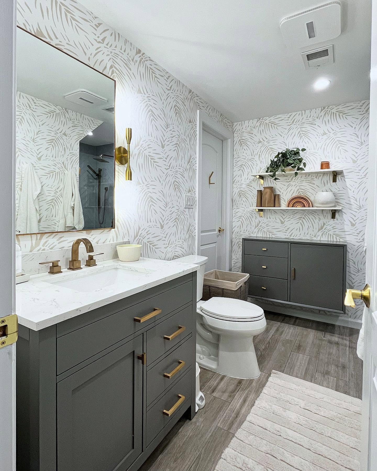 Basement bathrooms deserve a little fun, don’t you think?
Swipe to see the before photos!
If you’d like to set up a discovery call to see how we can work together, reach out to Mimi@OhSoChicInteriors.com.
That’s the best and quickest way to reach me 💛