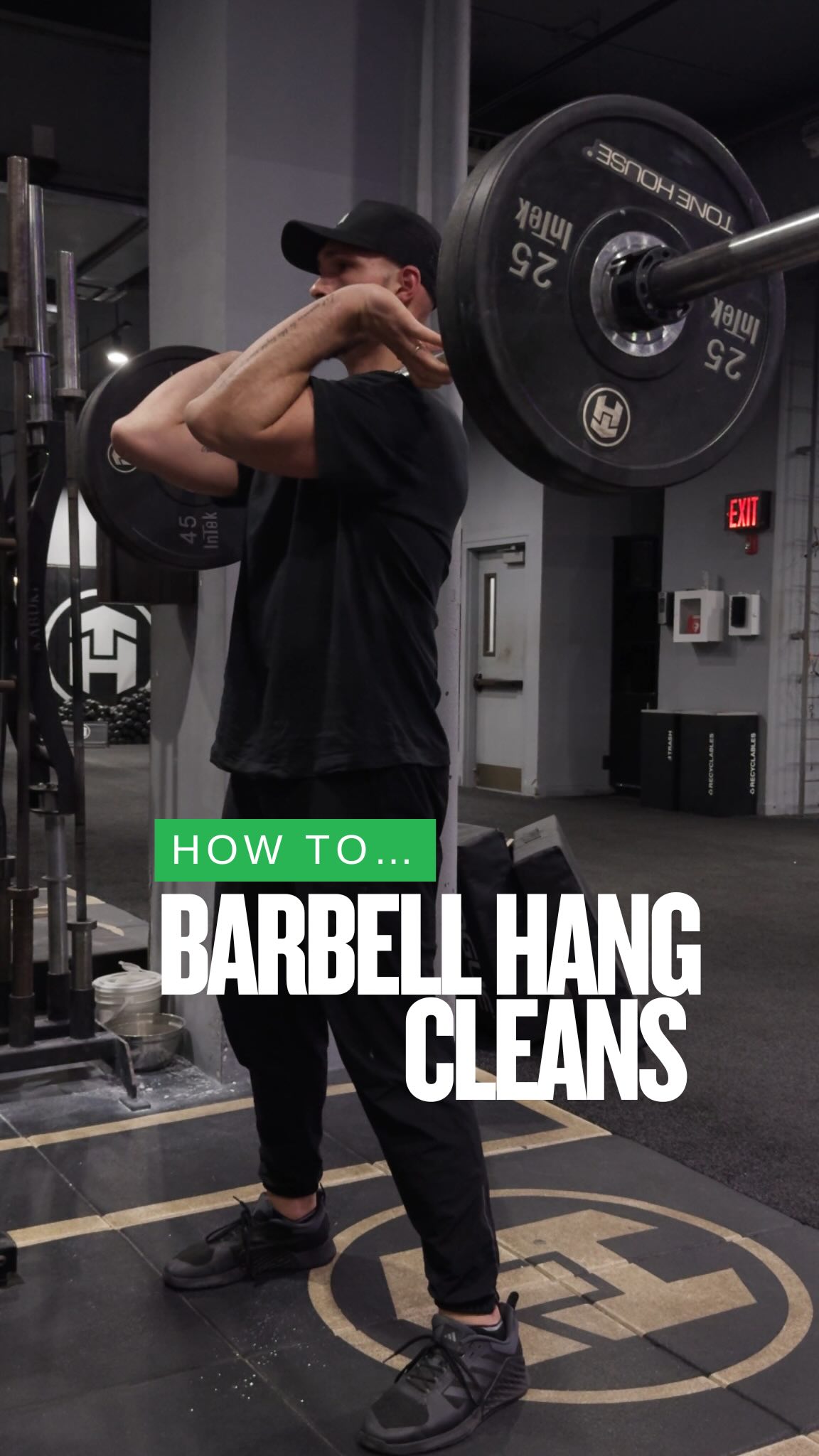Hang Clean breakdown 🏋🏽♂️
The hang clean is an explosive movement focusing on the second and third pull of the clean. While it involves the same mechanics as a “Power clean”, it starts from above the knees (the power position) making it easier to perform. Overall this is a complex movement, so take your time with mechanics.
Come test your mechanics with me tomorrow 4:30pm @tonehouse 😈
#tonehouse #unleashyourinnerathlete #barbellhangcleans #olympiclift #explosivetraining