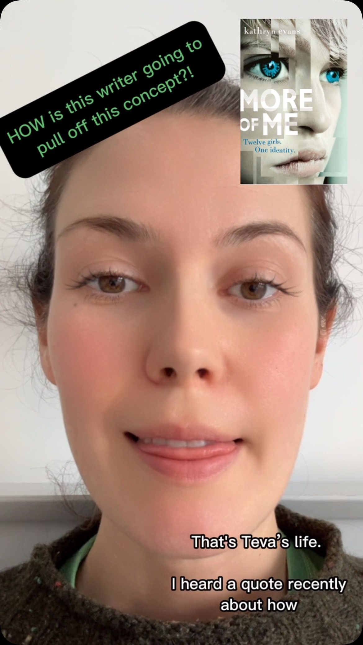 More of Me by @kathrynevansauthor. A book to explore identity, and for taking control of your life. #yabooks #yabookstagram #bookstagram #readersofinstagram #yabookstagrammer