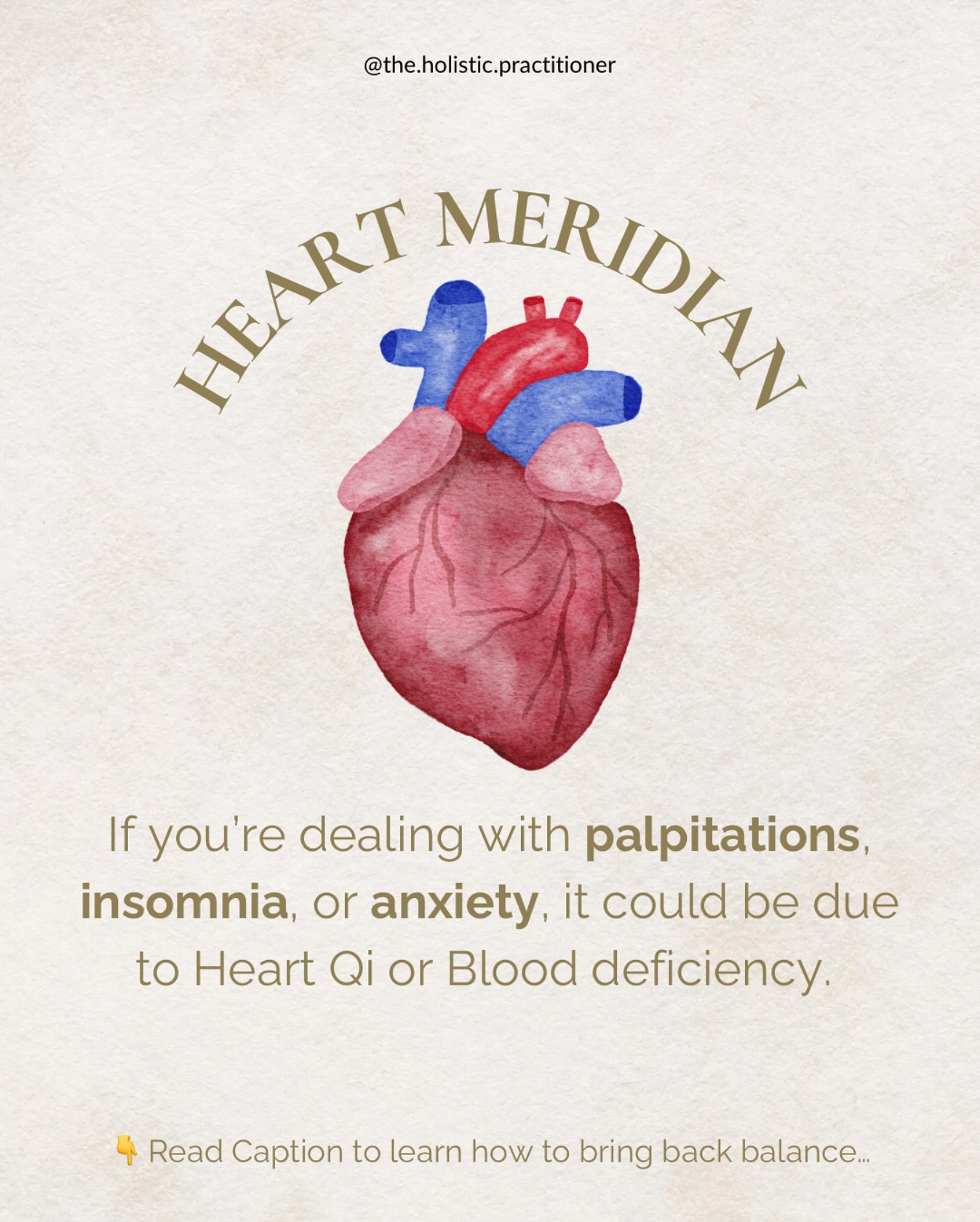 The heart governs the Shen (spirit), and imbalances can affect your mental and emotional health. To calm the mind and nourish the heart, choose foods that support circulation and promote relaxation.
Top 3 foods:
🍒Cherries: Help nourish the Heart and promote relaxation.
🥬Spinach: Supports Blood production and helps calm the spirit.
🥣Oats: Excellent for calming the nervous system and promoting restful sleep.
#HeartHealth #MentalWellness #TCM #SpiritHealing #RestfulSleep #MentalHealth #EmotionalHealth #Heart #Mind #HolisticHealing