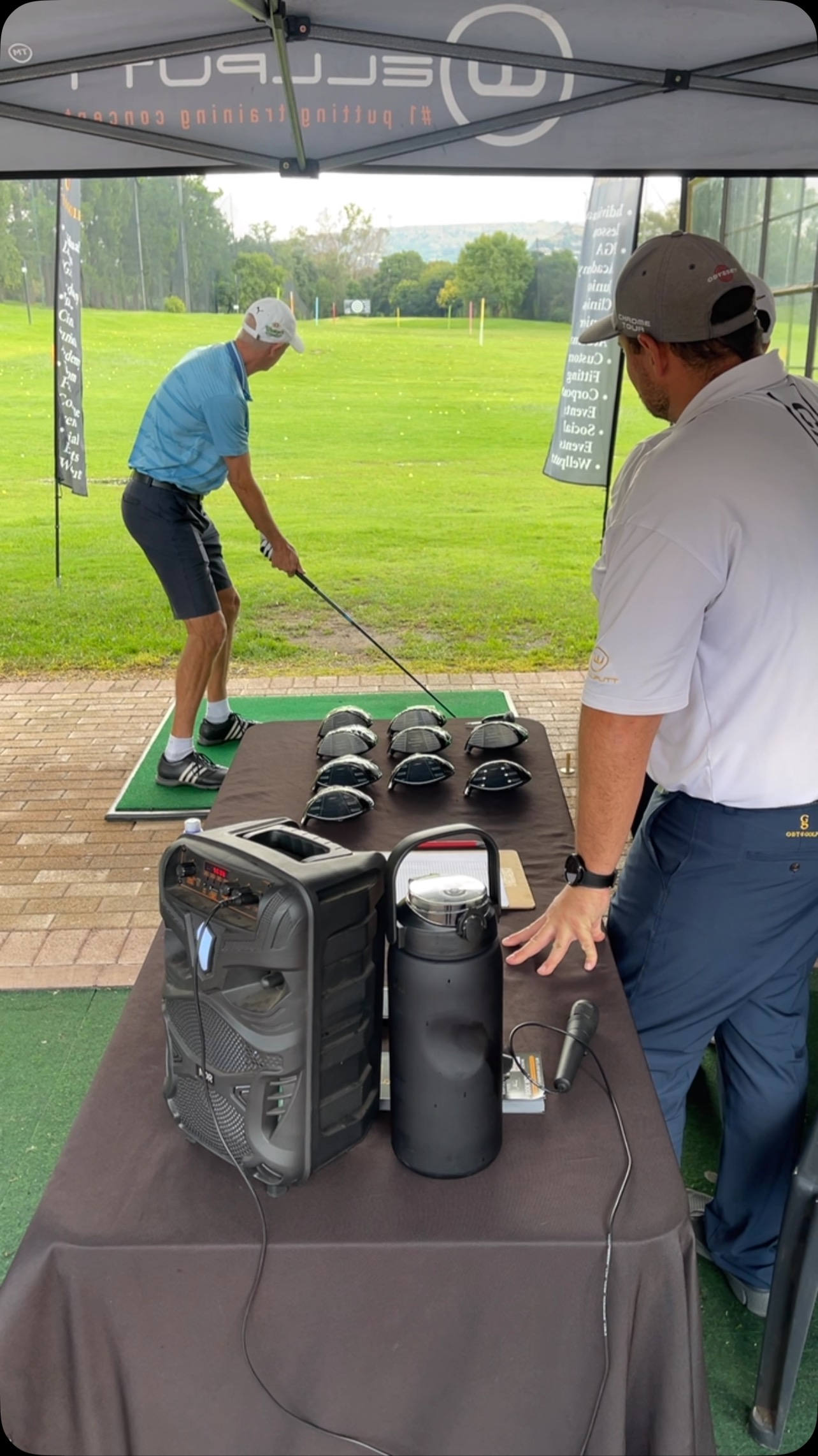 GETS Golf Events and @randparkgolfclub
Senior longest driver so far is member Shane Walker - 266m - beat it if you can. #longdrive Jose’s reaction to an absolute bomb Shane smashed….😳