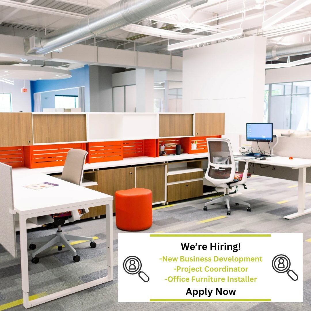👥 We’re Hiring! 👥
Workplace Interiors is looking for talented individuals to join our team! Open roles include:
•New Business Development Account Manager
• Project Coordinator
• Office Furniture Installer
Visit the link in our bio for more information & how to apply!