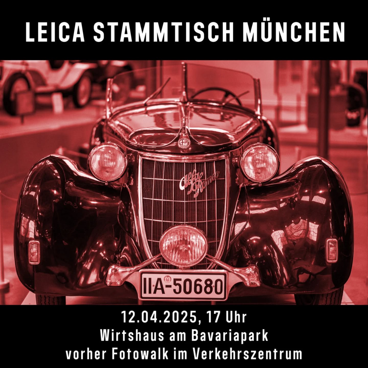 Der nächste LEICA STAMMTISCH MÜNCHEN 📷 findet am 12.04.2025 um 17 Uhr im WIRTSHAUS BAVARIAPARK statt.
Alle LEICA Freundinnen und Freunde und solche, die es noch werden wollen, sind herzlich willkommen.
Vorher gibt es noch die Gelegenheit zu einem Fotowalk im Verkehrszentrum.
Alle weiteren Infos findet ihr über den Link in der Bio.
Bitte meldet euch über den Link im Leica Forum an. Nur so können wir genügend Plätze im Gasthaus reservieren.
.
.
.
#leica #leicacamera #leicaphotography #leicaphoto #digitalfotografie #analogfotografie #treffen #analogphotography #digitalphotography #münchen #munich