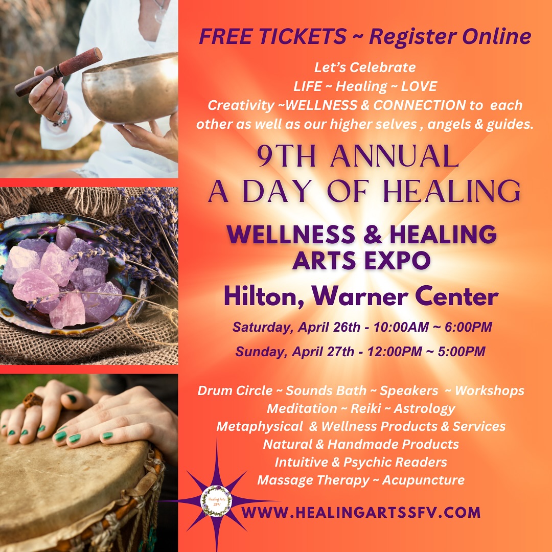 I’m so excited to be a part of the 9th annual Day of Healing Wellness & Healing Arts EXPO this year!
When I began my practice, Day of Healing was the first event that I took part in as a reader and healer, and I look forward to it every single year! The environment at these events is warm, genuine, powerful and supportive. Come connect with amazing healers from many different modalities and backgrounds, and celebrate our collective power to heal, transform and grow!
I will be offering readings at this event, as well as my crystal oil blends, but I’m also very excited to be presenting a mini workshop -
Discover your Clairvoyance 👁️
In this workshop I’ll be sharing ways that you can activate and cultivate this powerful ability both in meditation and in everyday life. 🙌🏻 ✨
If you’re in Southern California, I would love to see you there!!
DETAILS ⤵️
April 26th & 27th
Hilton, Warner Center in Woodland Hills
🎟 Tickets are FREE - you can find the 🔗 to reserve yours in my bio
#HealingArtsSFV #ADayOfHealingExpo #HealingArtsCommunity