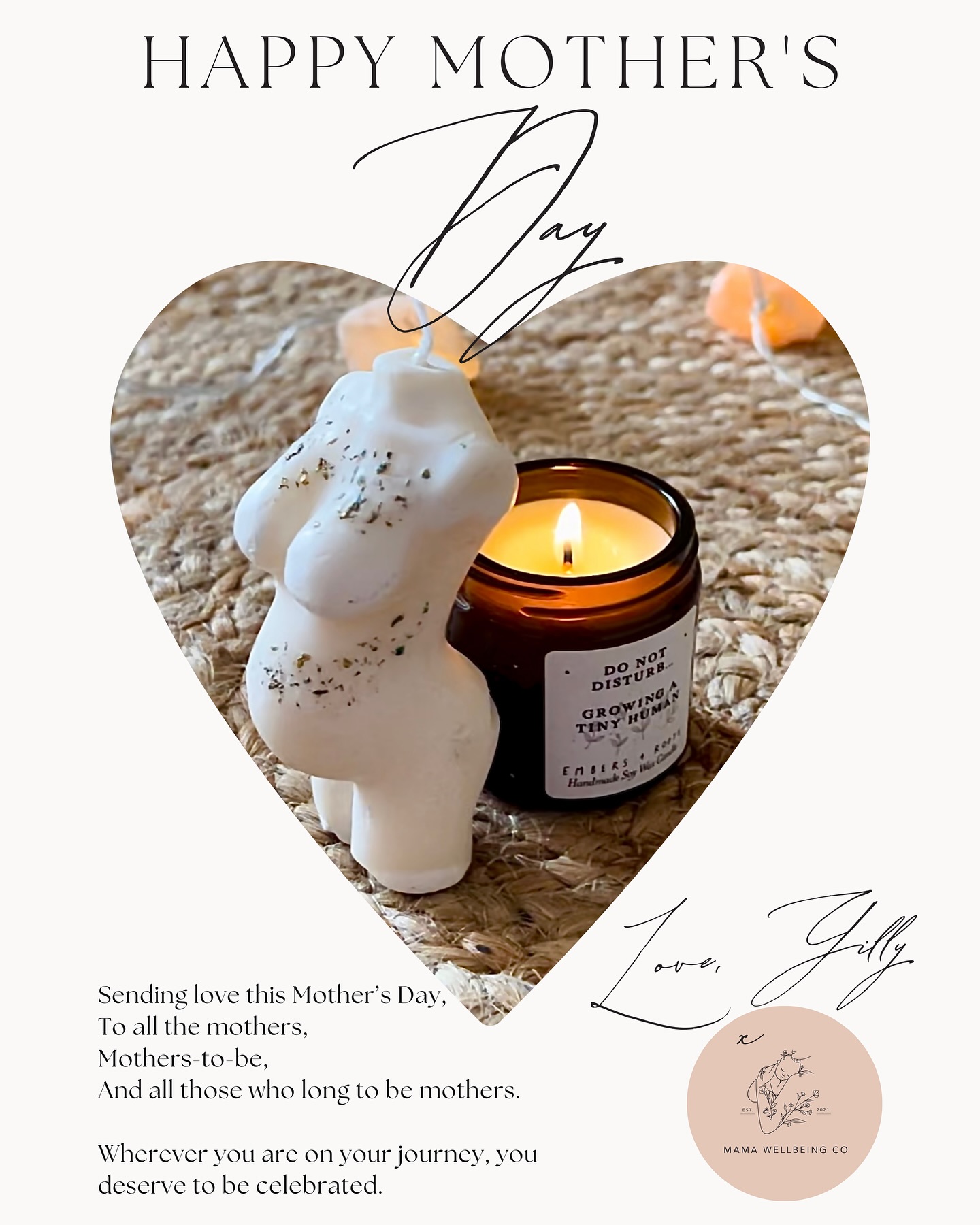 Happy Mother’s Day!
I’ve been keeping a little secret, Mother’s Day this year is a special one for me, as I am delighted to share I am pregnant and expecting my second baby, coming likely sometime over the summer. As the candle says, growing a tiny human ✨.
On a side note, being pregnant and being a toddler mum… a humbling and tiring experience, but filled with lots of love and a little bit chaos!
Although I have been working hard running my classes and courses as normal and keeping disruptions to a minimum, this time round has been a tougher pregnancy (hello sickness until 20 weeks!). So thank you so much for your patience and understanding, particularly around new enquiries and bookings, as my replies and admin have not been as quick as I would normally like them to be. But should be more slicker going forward as things settle.
As always I am very grateful to you for your support, it’s been the busiest quarter ever and so lovely to have met lots of mum-to-be, mums and families over the past few months.
A huge thanks to my clients who have been very kind in checking in with me as we are journeying together.
So on this Mother’s Day, I hope you all know how amazing you are as a mum, have a wonderful day celebrating you.
Gilly x
#mothersday #babynumbertwo #growingatinyhuman #happymothersday