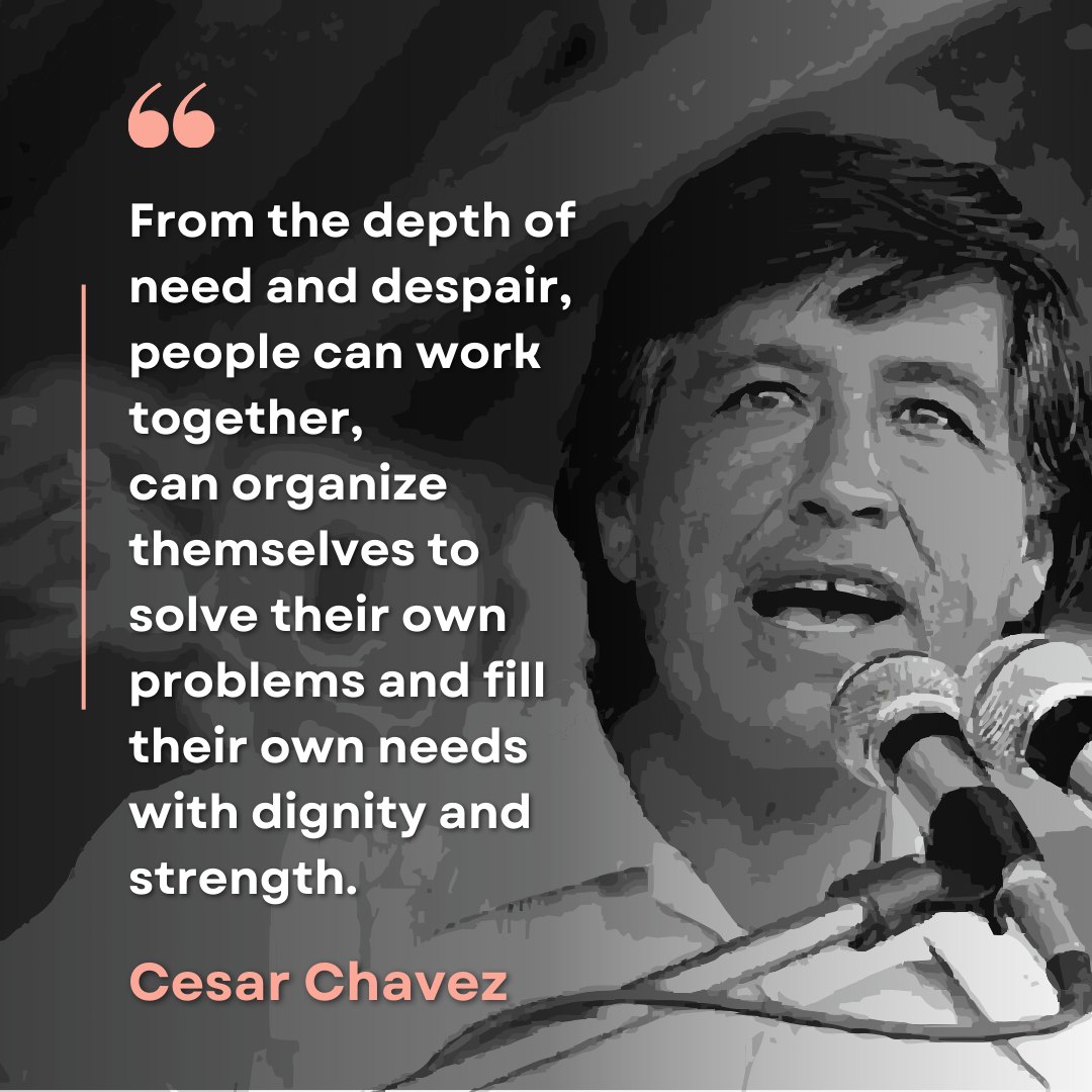 Happy Cesar Chavez Day!
🔥 Share in the comments one new thing you learned about this remarkable organizer and movement leader today 🔥
#antiracisteducation #solidarity #equityandinclusion #leadership #resist