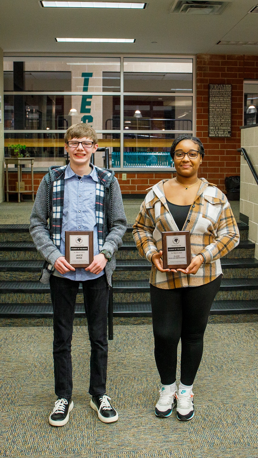 Congratulations to our students of the month for March!
⭐️ Maranatha Bortner
⭐️ Elaine Guillen Mercedes
⭐️ Jaice Wise
We really enjoyed recognizing these students during last week's Joint Operating Committee meeting! #YorkTechProud