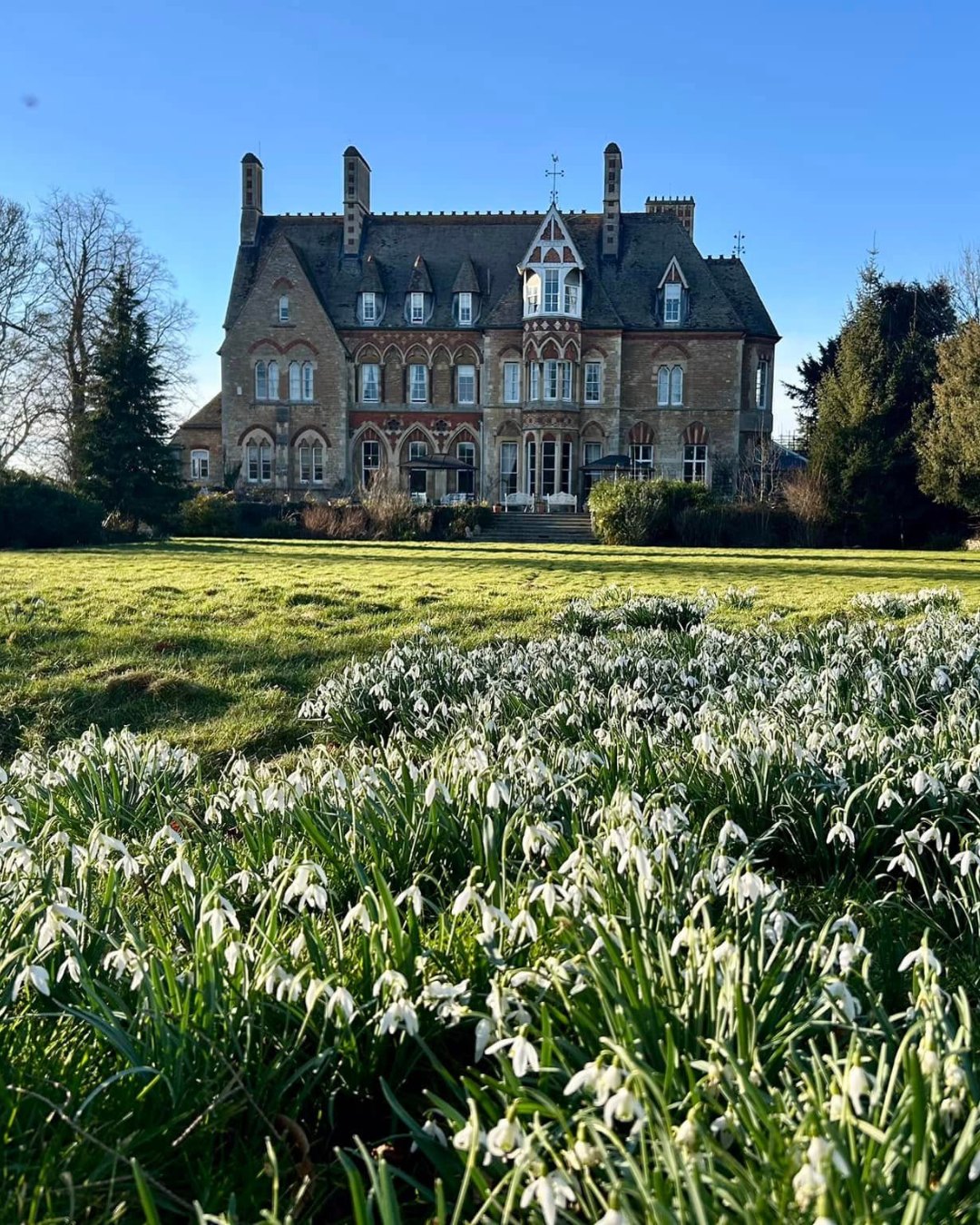 ☀️ Spring has truly sprung at Milton Ernest Hall! 🌿✨
Our beautiful home in Bedfordshire is glowing in the crisp morning sun, a perfect reminder of the season’s fresh beginnings. 🌸🐦
From blooming flowers to longer, lighter days - what’s your favorite thing about springtime? 💛
#SpringAtMiltonErnest #ThisIsHome #FreshBeginnings #SpringSunshine #ThisIsMajesticare