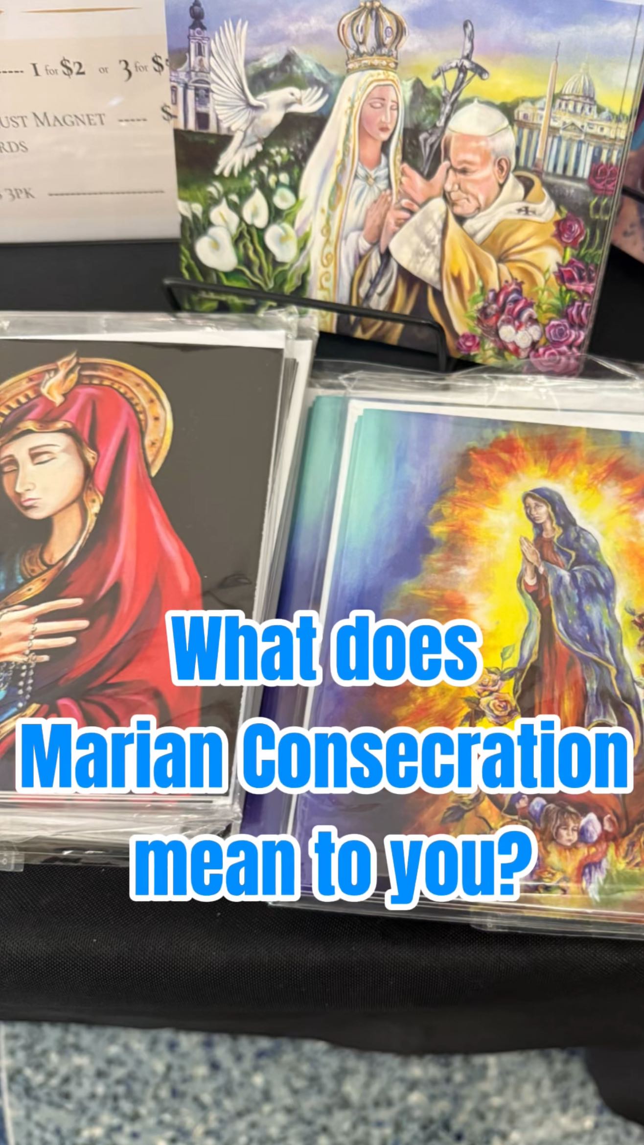 @amberose_marie_art shares her powerful story about how Marian Consecration changed her creativity and art, and how now she is able to truly offer her talents to God through the Blessed Mother.
She has painted some beautiful pieces of art depicting Our Lady and Our Lord.
@amberose_marie
#marianconsecration #marianart #art #paint #painting #canvas #jesus #virginmary #rosary #prayer #catholic #beauty #classicalart #modernart #contemporaryart #holiness #bible #holy #eucharist