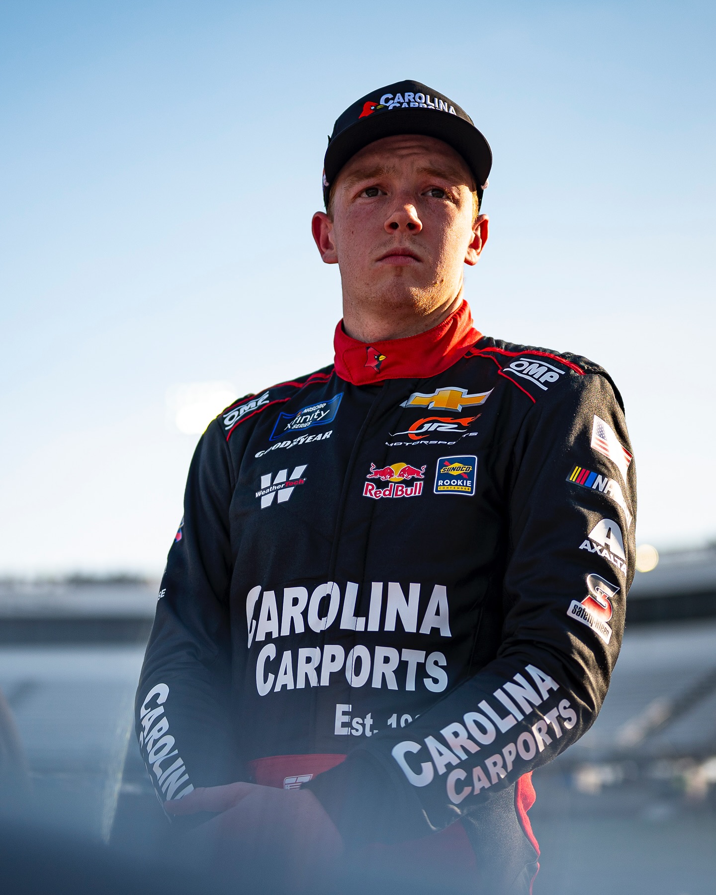 Starting on the pole in Martinsville tomorrow! Great car today from @jrmotorsports, really proud of our group and the speed we’ve had lately. Hoping to make it 2/2 with @carolinacarportsincorporated👊🏼