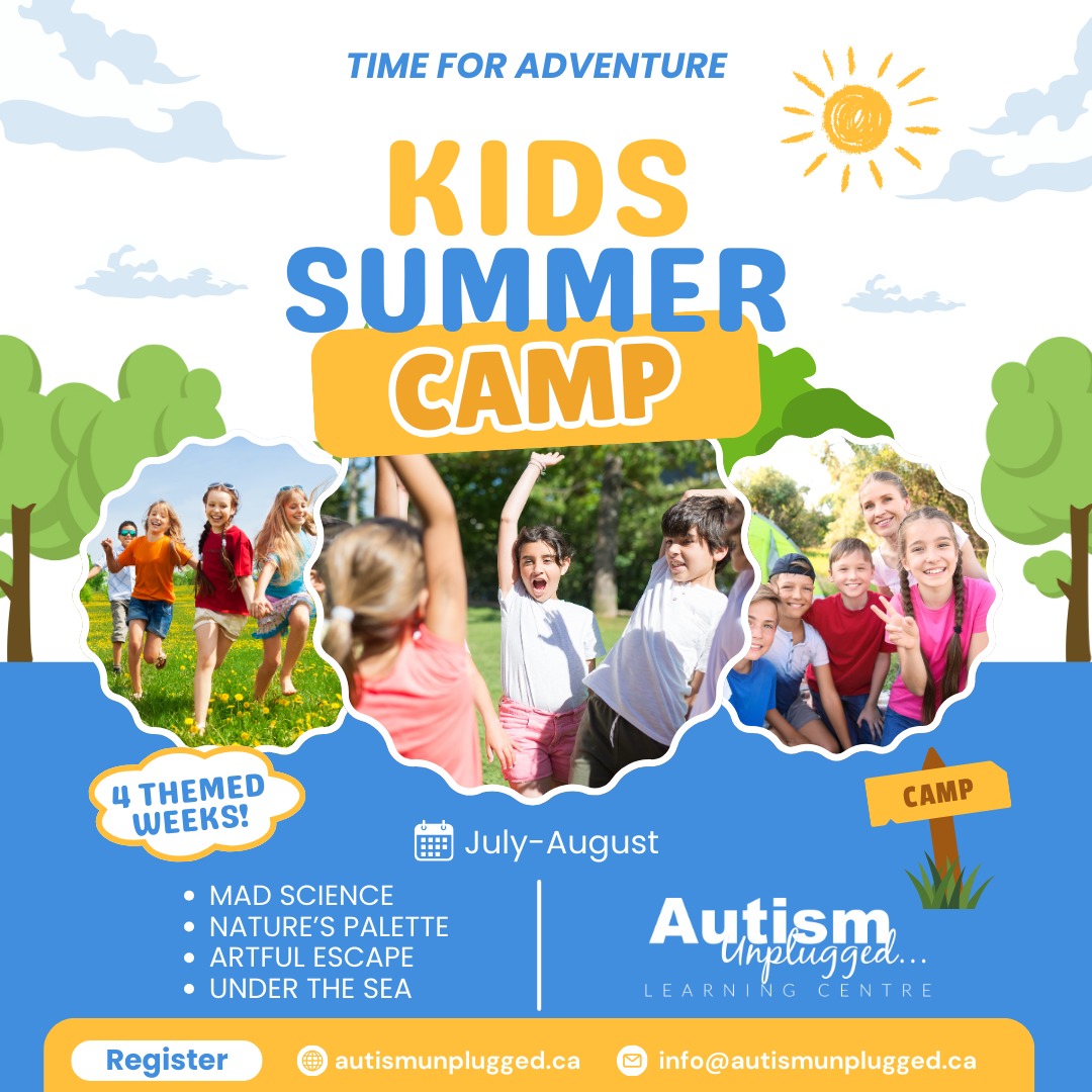 ☀️ Summer Camp Registration is NOW OPEN! ☀️
At Autism Unplugged Learning Centre, we're gearing up for a summer full of laughter, learning, and unforgettable memories! 🎉
Join us for themed weeks designed to inspire creativity, spark curiosity, and celebrate every child’s uniqueness:
🌊 Under the Sea – Dive into ocean adventures!
🎨 Artful Escape – Let imaginations run wild with colors and creativity!
🌿 Nature’s Palette – Explore the beauty of the great outdoors!
🧪 Mad Science – Exciting experiments and mind-blowing discoveries await!
.
🧡 All children are welcome — an autism diagnosis is not required. Our inclusive environment is designed for everyone to thrive, connect, and have fun!
.
Spaces are limited — don’t miss out on the magic of summer with us! 💫
👉 Register today: autismunplugged.ca/social-skills
.
.
.
#AutismUnplugged #SummerCamp2025 #InclusiveFun #CreativeLearning #UnderTheSea #MadScience #ArtfulEscape #NatureExplorers #ShopLocalGeorgina #Keswick #sutton #pefferlaw #LoveLocalGeorgina #georgina #DiscoverGeorgina
