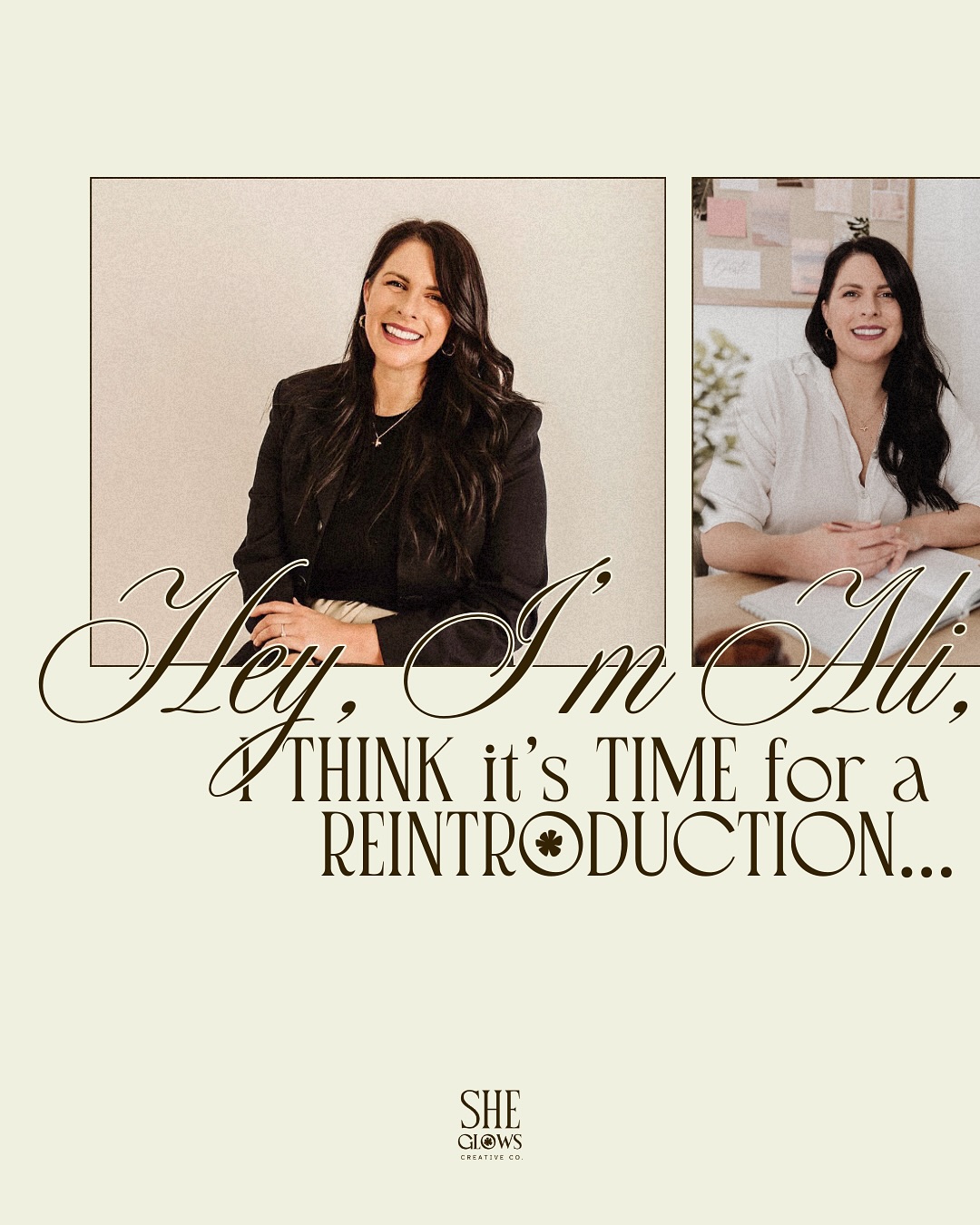 Hey (again)!
Thought it was time to give you all a peek behind the scenes of my mission and, well, me!
Some business journeys start with a clear path. Mine started with burnout, breakdowns and a ‘flip of the script’. But I am so grateful as it led me to where I am today.
It took a spiritual, emotional and physical reset to realise that my natural state wasn’t in climbing the corporate ladder or following the ‘normal’ path. It was in what I will call the 3 C’s: creation, connection and community.
If you’ve ever felt disconnected from that part of yourself, I get it - I’ve been there 😳 But I also know the power of coming back to it! So, I’ve set my mission to help other business owners find connection within themselves and their aligned community through creation.
I’d love to support you in any way that I can so please follow along and send me a DM any time you need 🤎✨
#webdesigner #branddesigner #luxurywebdesign #luxurybranddesign