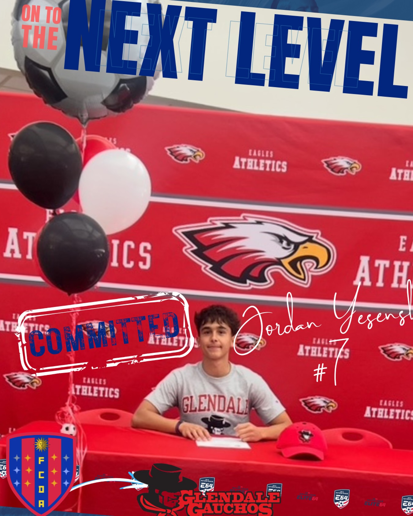 Huge congratulations to Jordan Yesenski on signing with GCC Gauchos! ⚽️
From his standout performances with FC Deportivo AZ to leading Ironwood High School as captain— Jordan’s dedication, hard work, and passion for the game have been undeniable. This next step with GCC Soccer is well-earned, and we can’t wait to see him continue making an impact on the field.
Your FC Deportivo AZ family is proud of you, Jordan! Best of luck at GCC — the journey is just getting started! 🫡 🔴🔵
#FCDeportivoAZ #CollegeBound #GCCSoccer