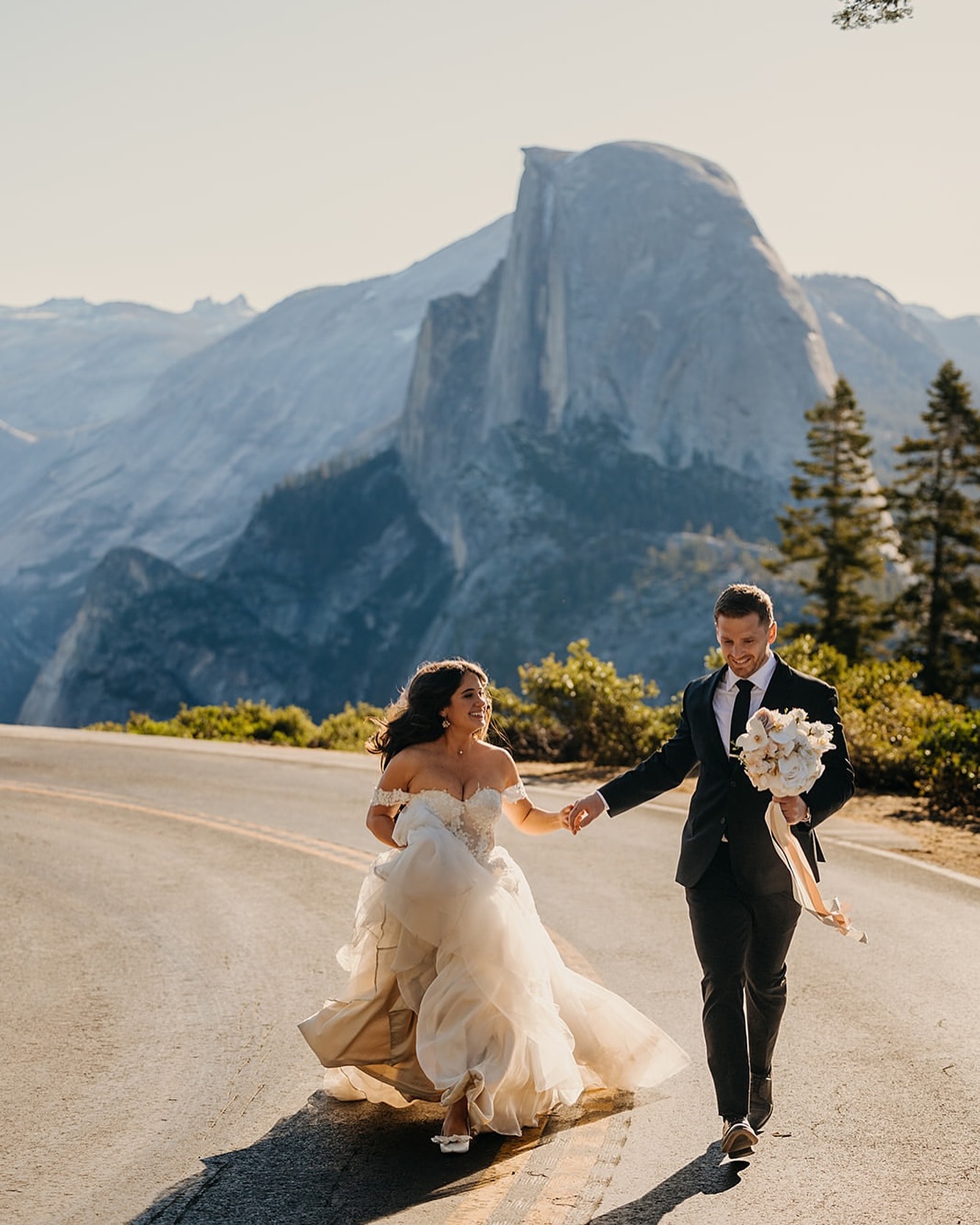 It’s always such a nice surprise to see one of our couples featured! 🥰
Repost from @californiaweddingday
•
A traditional wedding was never in the cards for Jocelyn Stanek and Logan Fetterhoff. An athletic couple with a penchant for adventure, they set their sights, appropriately, on the scenic Glacier Point in Yosemite National Park for their private vows. See all the beautiful details at the link in our bio!
Bridal Alterations | @dalilas_alterations_designs
Bridal Attire | @birdiebridalfw
Florals | @sbblooms
Groom Attire | @sagetsformalwear
Hair + Makeup | @yosemitemakeupandhair
Location | @yosemitenps
Photography, Videography, Officiant | @adventureandvow