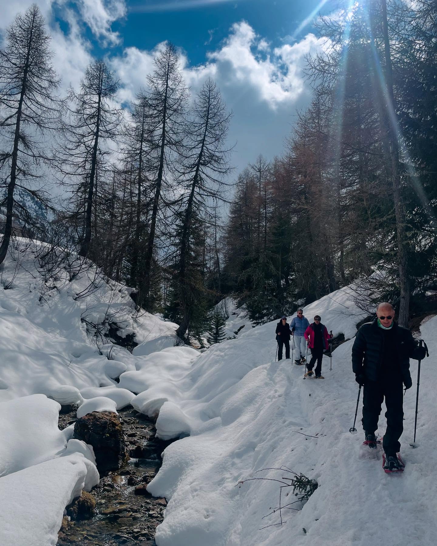 Découvertes printanières à raquettes à @la_plagne
#laplagne #raquettes #raquettesaneige