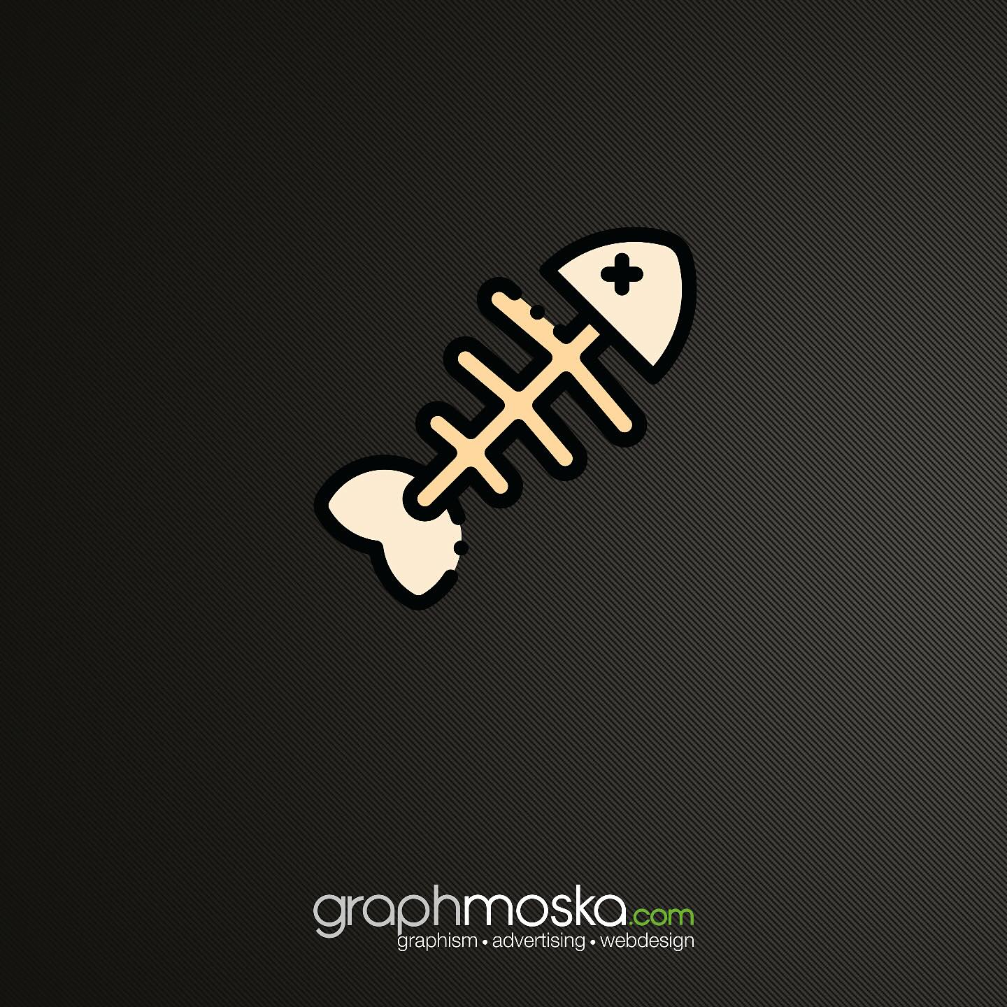 Only dead fish swim with the stream #graphmoska