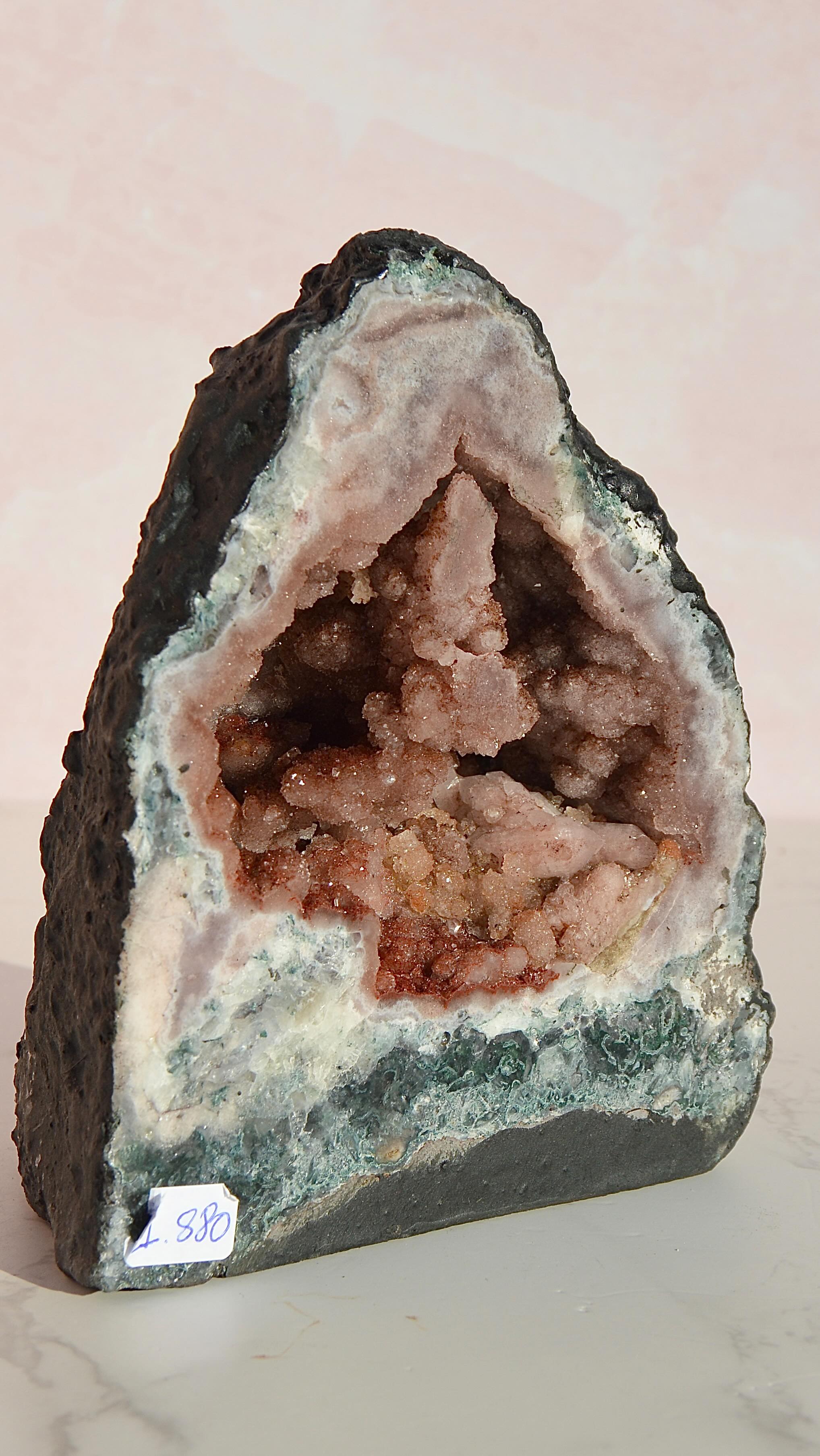 ✨Pink Amethyst Cathedral!💖
Speechless!
I've been searching for the perfect pink amethyst geode, and I finally found her ✨.
This special mini piece has stolen my heart and is available for purchase.
##crystalshop #supportsmallbusiness #crystalsforsale #crystalcollection #crystallover #crystalhealing #crystalcollector #fyp #foryou #explore #explorepage