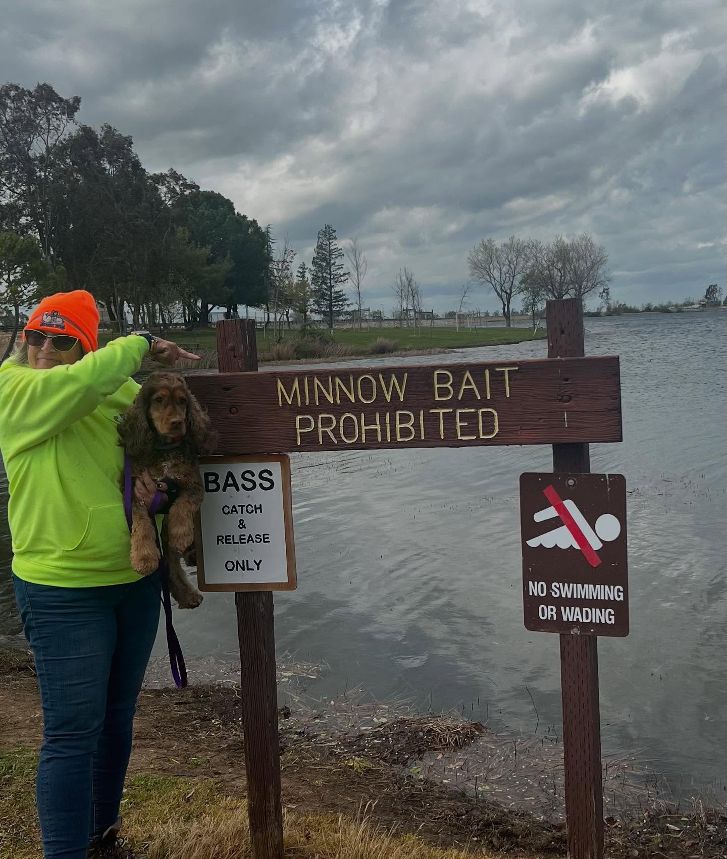 HOW RUDE. Minnow doesn’t really want to be bait but also doesn’t like being told no.