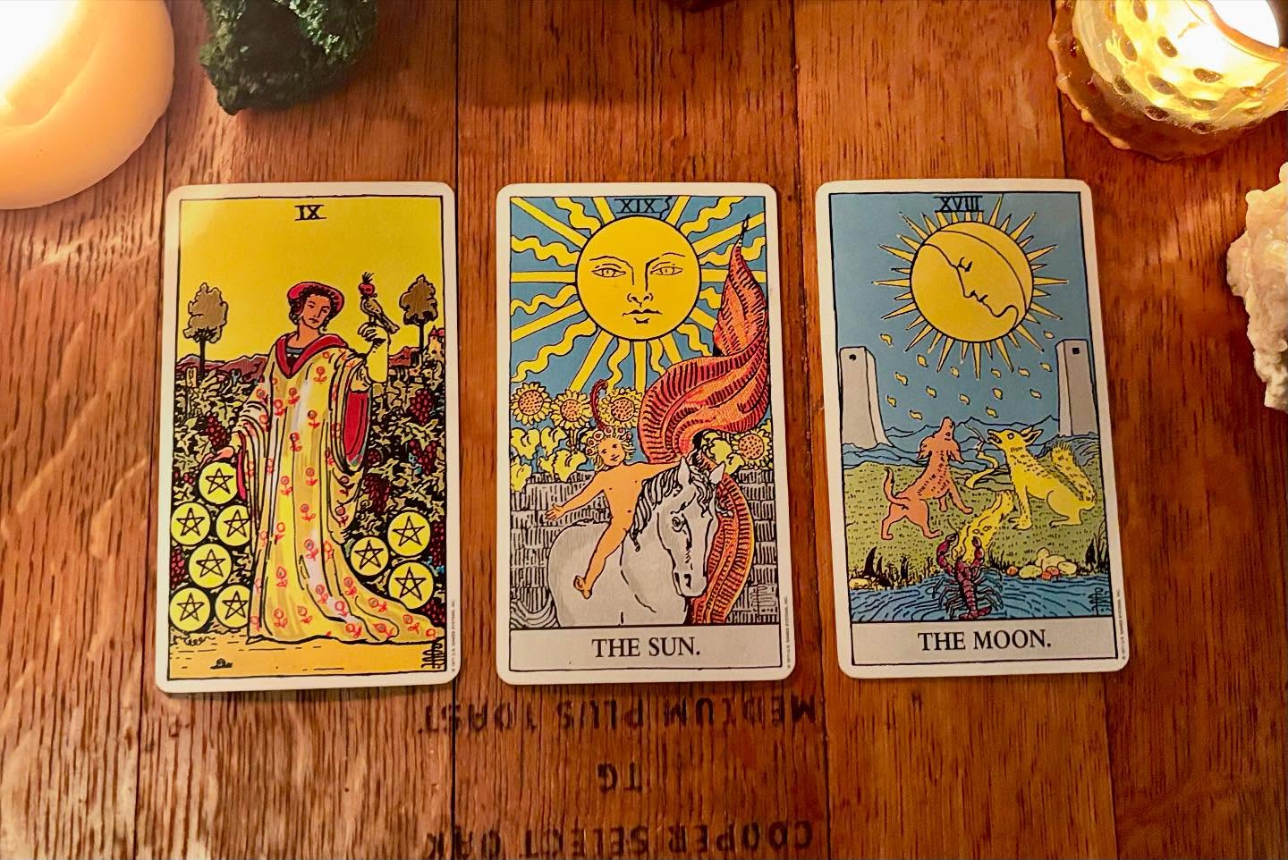 Today there was no theme or much pondering before my reading. I decided to let the flow determine the message today. I was asked to pull three cards from the Rider-Waite tarot, signifying a place to direct our focus, a possible distraction that could come up, and a fortune that awaits us. I hope you enjoy the post. link in bio!