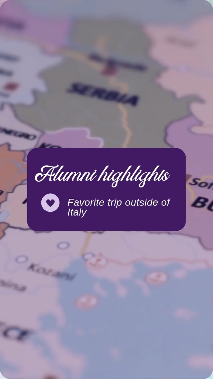 Last week, our alumni shared their favorite trips within Italy—this week, they’re back to share their top adventures across Europe! 🗺️
From the scenic plains of Spain to the charming streets of Salzburg and the lively culture of Germany, our students don’t just experience the richness of Italy—they explore the diverse landscapes and cultures of Europe🧳
🛫Whether you’re traveling from Bologna to Rome or venturing beyond to Spain, the Italy Center is your gateway to discovering the world.🛬
Be part of something bigger. Expand your mind through experiences—join us at the Italy Center!
✨ Applications for Summer, Fall, and Spring are now open! Click the link in our bio to start your journey. 📲 comment a 📍below with the first place you would travel to if you were at the Italy Center !