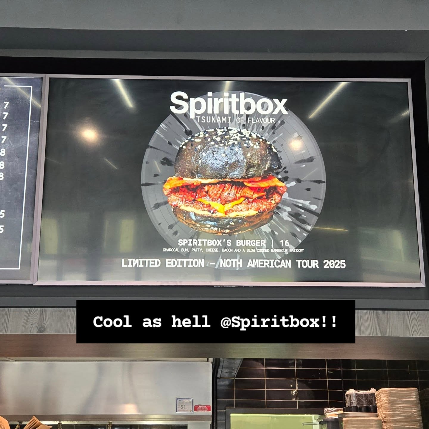 Coolest damn burger on the planet... @spiritboxmusic and @slayerburger partnered on this amazing thing. Get one!!
