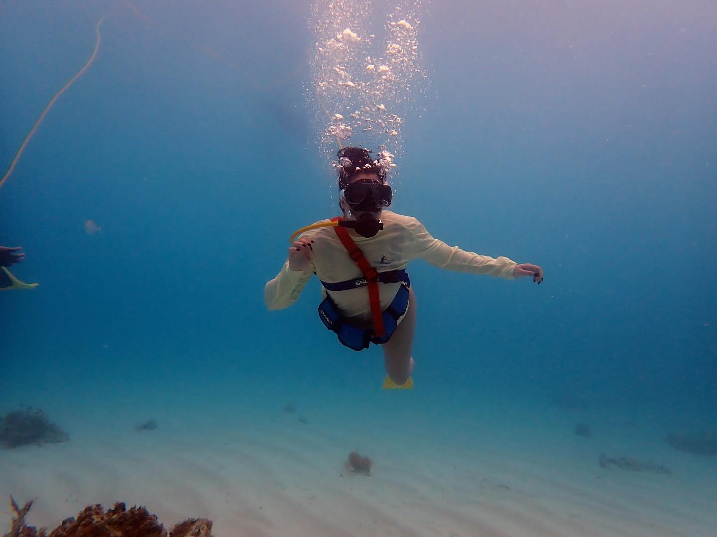 Beautiful SNUBA at Trunk Bay! #trunkbaybeachstjohn #familyvacation #stjohn #usvirginislands #snuba