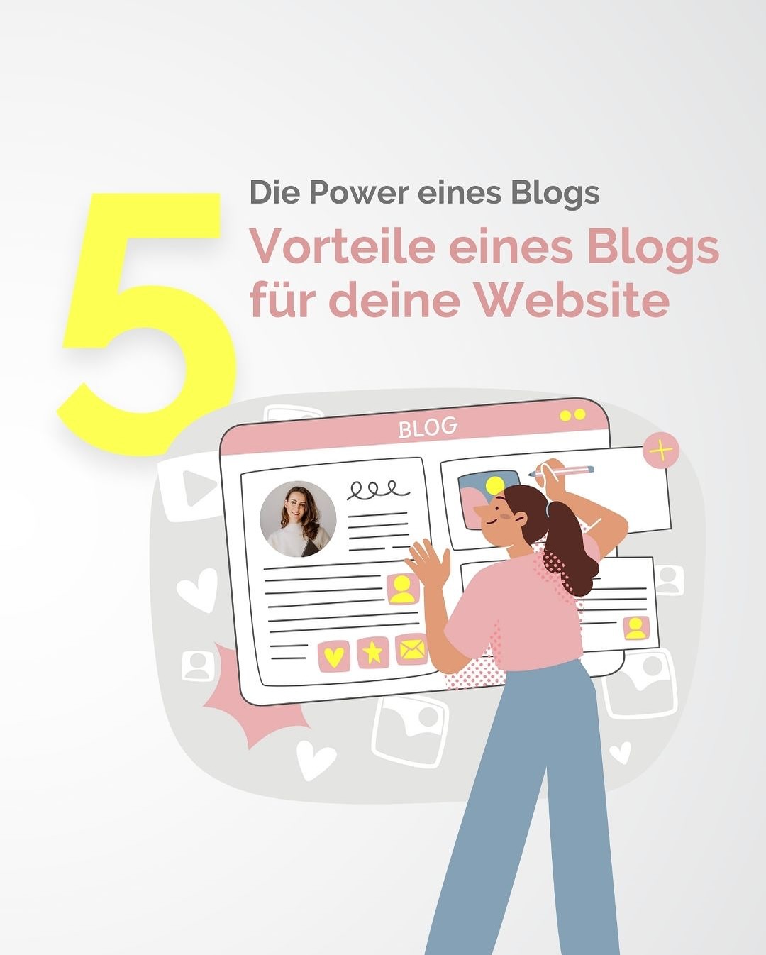 Ein Blog ist mehr als nur ein Text auf deiner Website – er bringt dir Sichtbarkeit, Vertrauen, Reichweite und sogar neue Kunden.
Mit jedem Beitrag wächst dein Online-Auftritt – ganz ohne Ads.