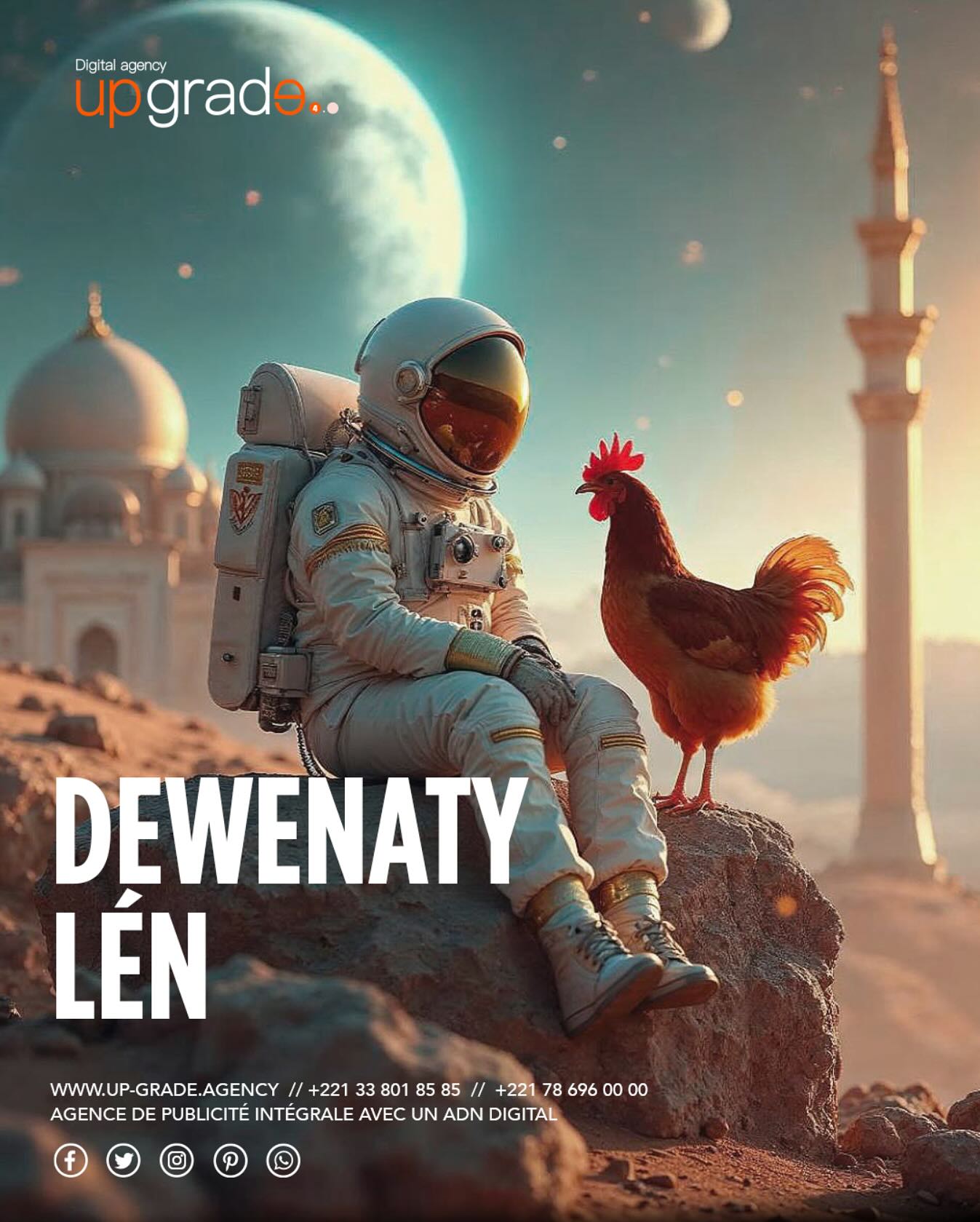 Eid El Fitr est un moment de célébration, de renouveau et d’opportunités. Chez Up Grade Agency, nous croyons que chaque moment clé de l’année doit être une occasion de propulser votre entreprise. À l’occasion de cette fête, nous vous invitons à transformer votre stratégie digitale en un levier de rentabilité.
Nous créons des campagnes de communication sur-mesure qui touchent les émotions et les besoins de votre audience pendant cette période festive.
Cette fête est un moment de renouveau. Faites en sorte que votre communication soit le moteur de votre succès post-Ramadan. Avec UpGrade Agency, faites de chaque occasion une étape vers votre croissance.
#com #eid #festive