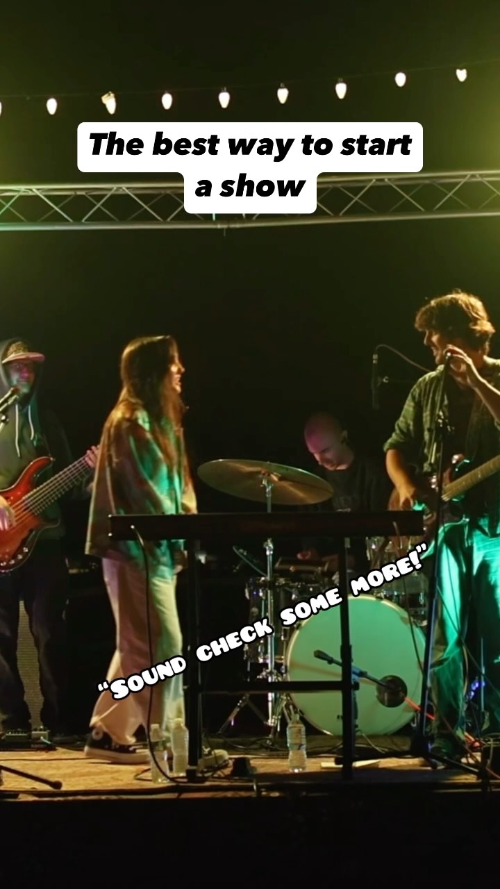 You know it’s gonna be a good one when the crowd digs your soundcheck 🎸 🎤 🔥#thankful #soundchecksmore