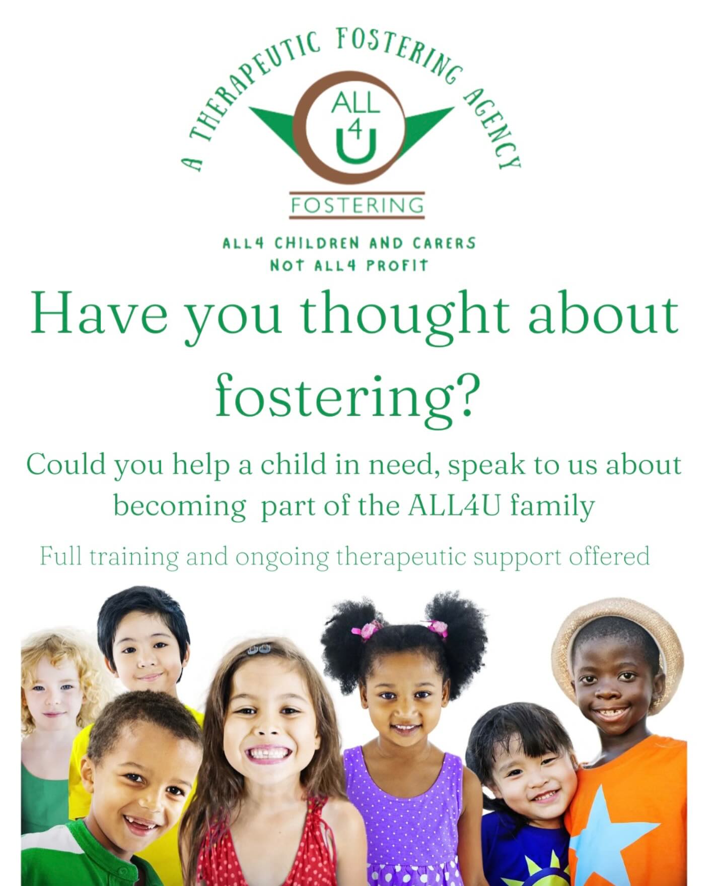 🌟 We’re going to be at Tesco Extra, Augustus Lane in Orpington this coming Saturday 5th April , and we need YOUR help! 🌟
😊 Come down to see us, (we’ll be in the foyer from 9.30am ) and learn more about how you can provide a loving, supportive environment for children in need. Whether you’re just curious or seriously considering fostering, we’re here to answer all your questions ❓❓❓❓If you can’t make it, why not call us 📞: 01959 535025 or go to our website to get in touch www.all4ufostering.co.uk
At All4U Fostering, we’re on a mission to find passionate and dedicated individuals who want to make a real difference in the lives of children and young people. ⭐️If you’ve ever thought about becoming a foster carer or know someone who has, now is the time to ask questions and explore how you can turn your compassion into a career that truly matters🙌
Fostering is not just a job—it’s a rewarding journey that allows you to make a lasting impact on the lives of young people. If you want to help shape the future, let’s chat! 💬✨💫