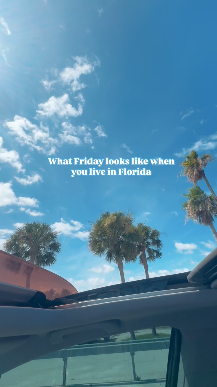 Happy Friday from Florida 🌴✨
Share with someone who needs a weekend trip to Florida! 🩵
•
•
•
•
#friday #florida #visitflorida #floridalife #floridabeach