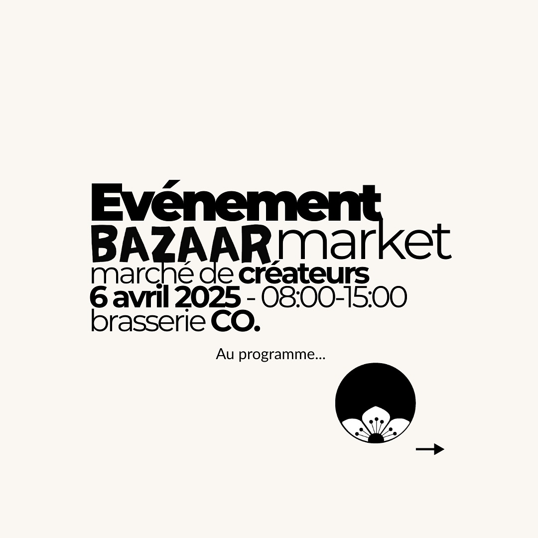 La boutique MAEKO est ravie de vous annoncer sa présence au BAZAAR Market, un événement dédié aux créateurs et artisans de la région, qui se tiendra ce dimanche 6 avril de 8h à 15h à la Brasserie CO.
Laure vous accueillera tout au long de la journée sur son stand pour vous faire découvrir une sélection unique et inspirée de la boutique :
. des kokedamas
. des fleurs en papier crépon réalisées à la main
. des bijoux
. des produits de beauté japonaise
. des koinobori, porte-bonheur japonais
. de la papeterie raffinée
. et bien d’autres jolies choses
Venez flâner, échanger, découvrir les talents locaux et soutenir l’artisanat dans une ambiance chaleureuse et conviviale. Nous vous attendons nombreux pour partager ce joli moment.
#Maeko #BazaarMarket #BrasserieCO #Narbonne #ArtisanatLocal #Créateurs #PapeterieJaponaise #FleursEnPapier #Kokedama #Koinobori #BeautéJaponaise
